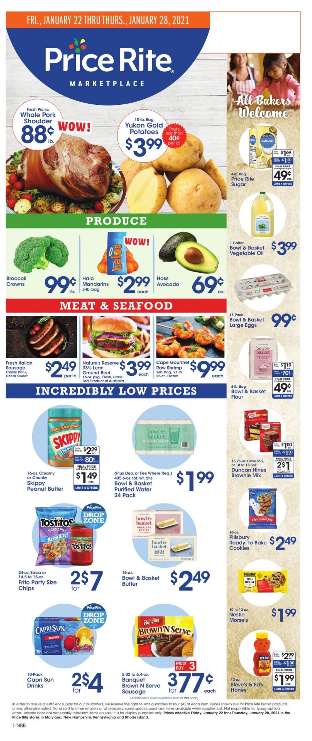 Price Rite Ad from 01/22/2021