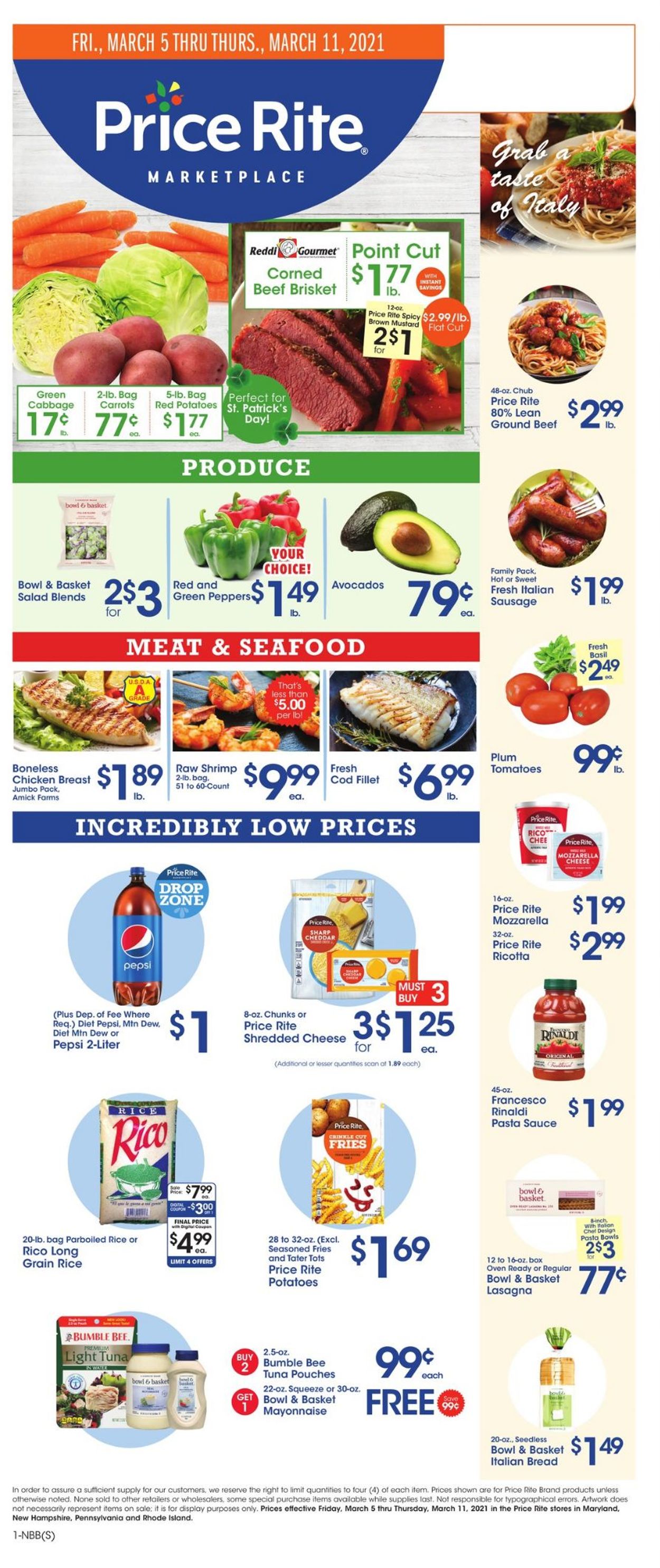 Price Rite Ad from 03/05/2021