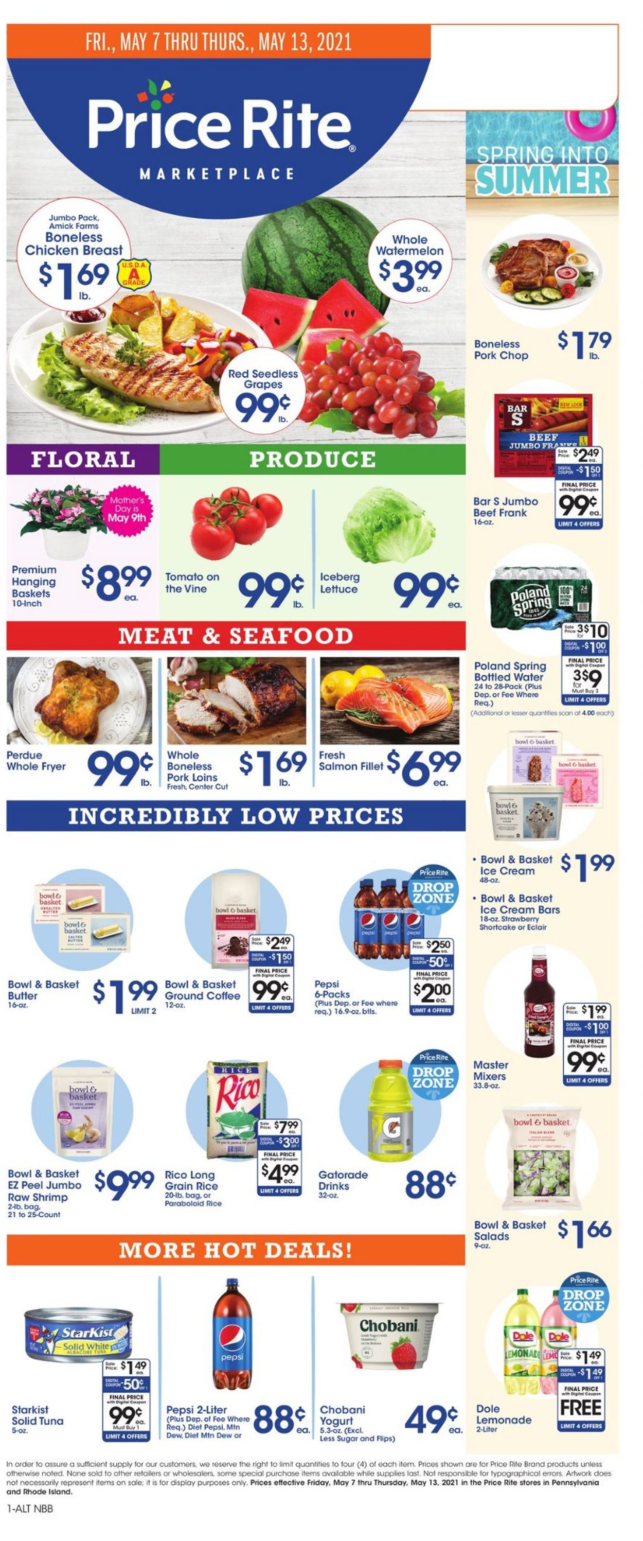 Price Rite Ad from 05/07/2021