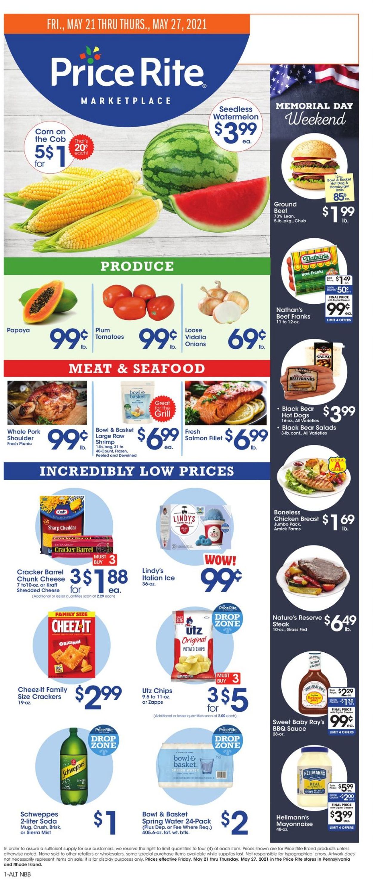 Price Rite Ad from 05/21/2021