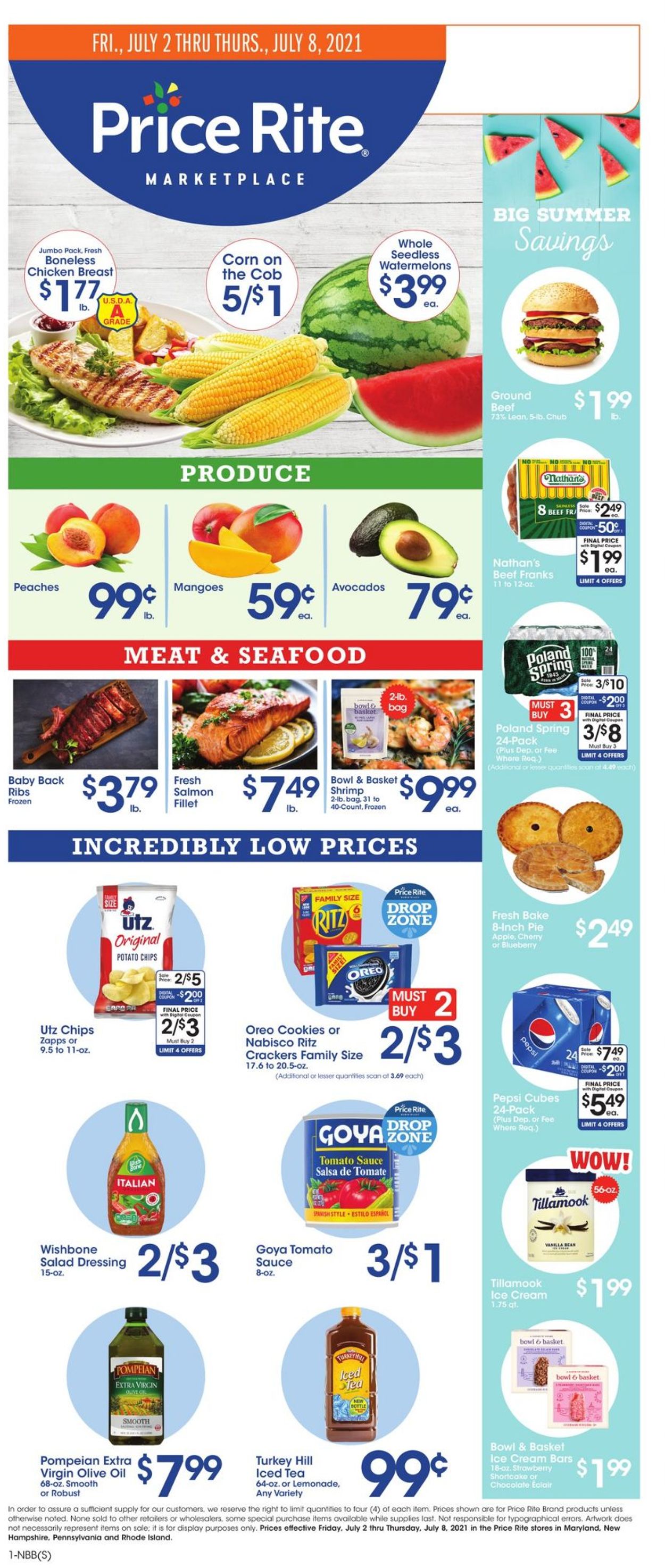Price Rite Ad from 07/02/2021
