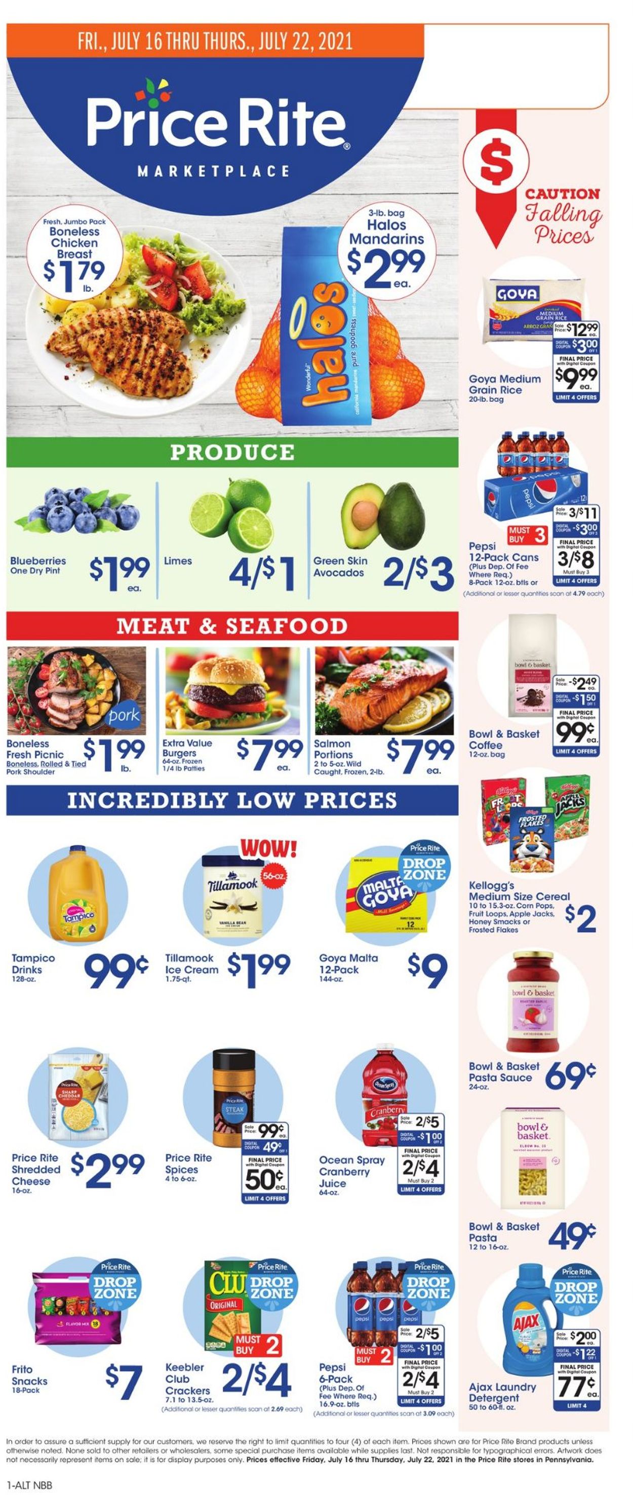 Price Rite Ad from 07/16/2021