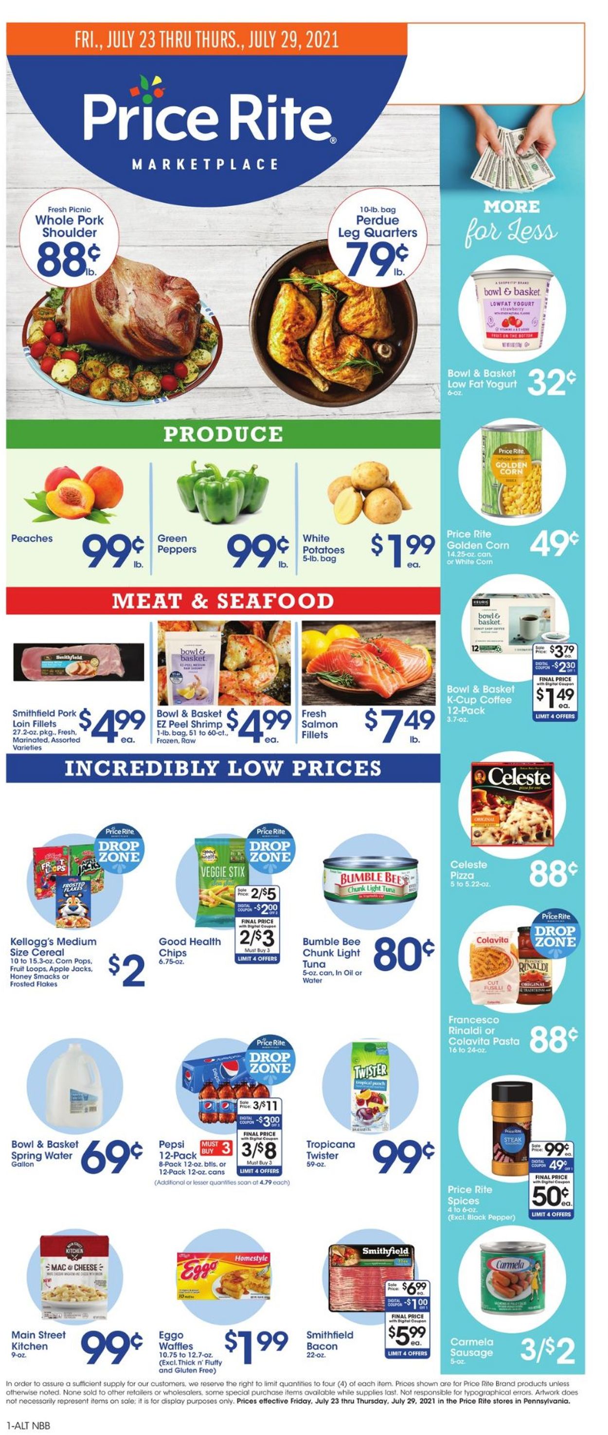 Price Rite Ad from 07/23/2021