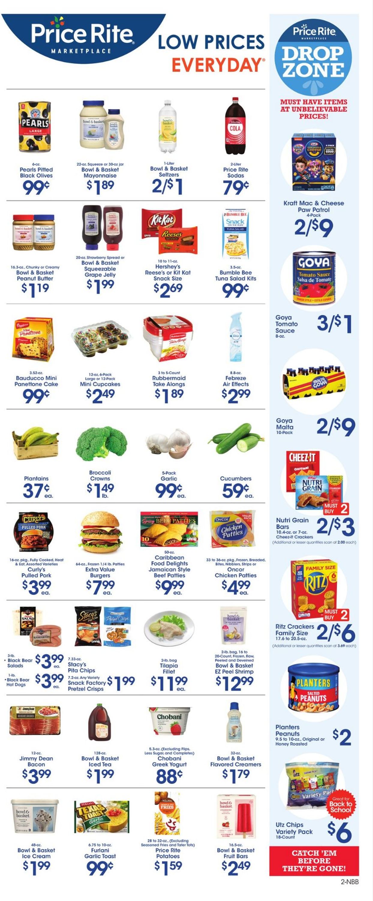 Price Rite Ad from 08/27/2021