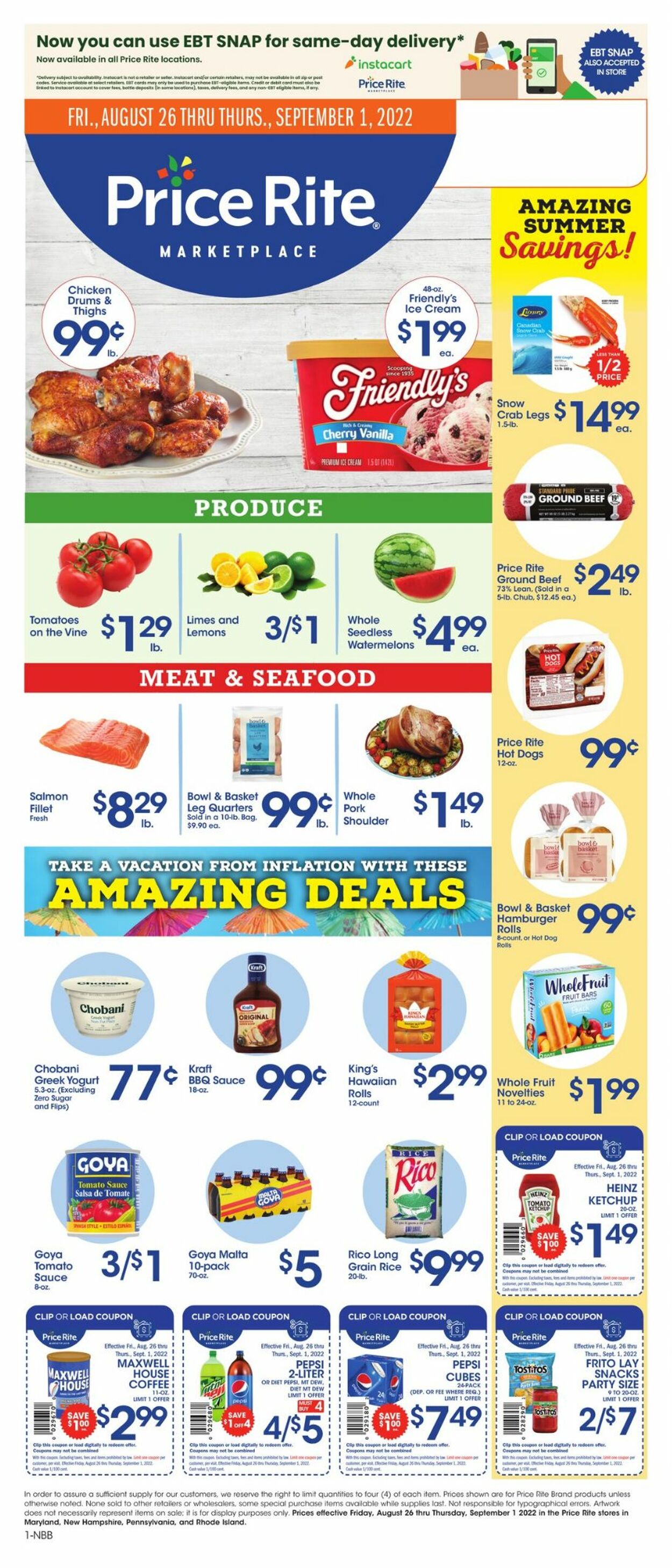 Price Rite Ad from 08/26/2022