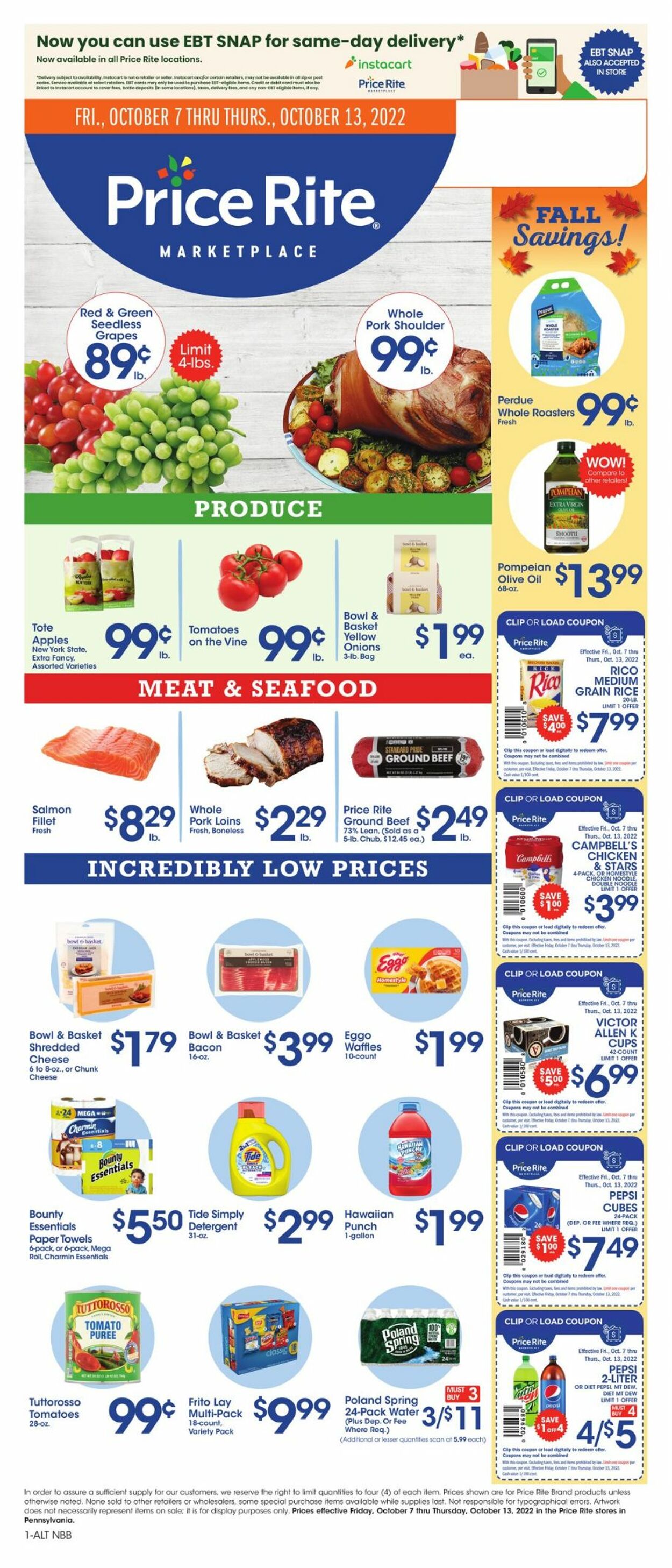 Price Rite Ad from 10/07/2022