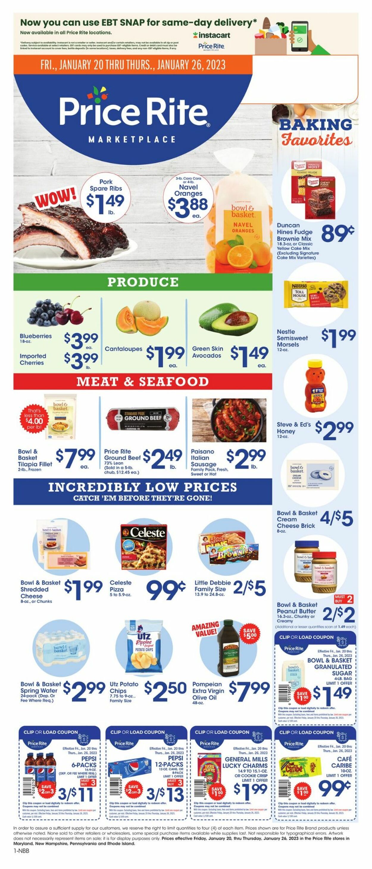 Price Rite Ad from 01/20/2023