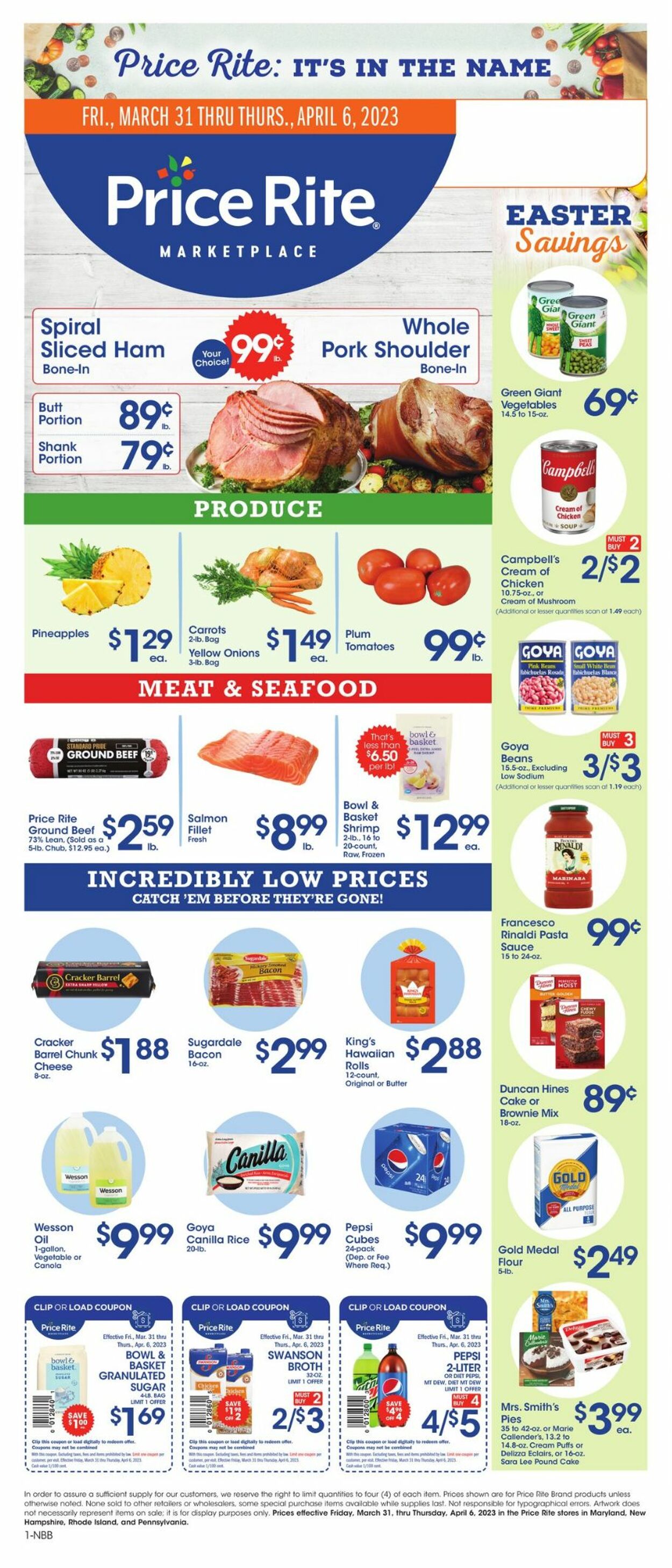 Price Rite Ad from 03/31/2023
