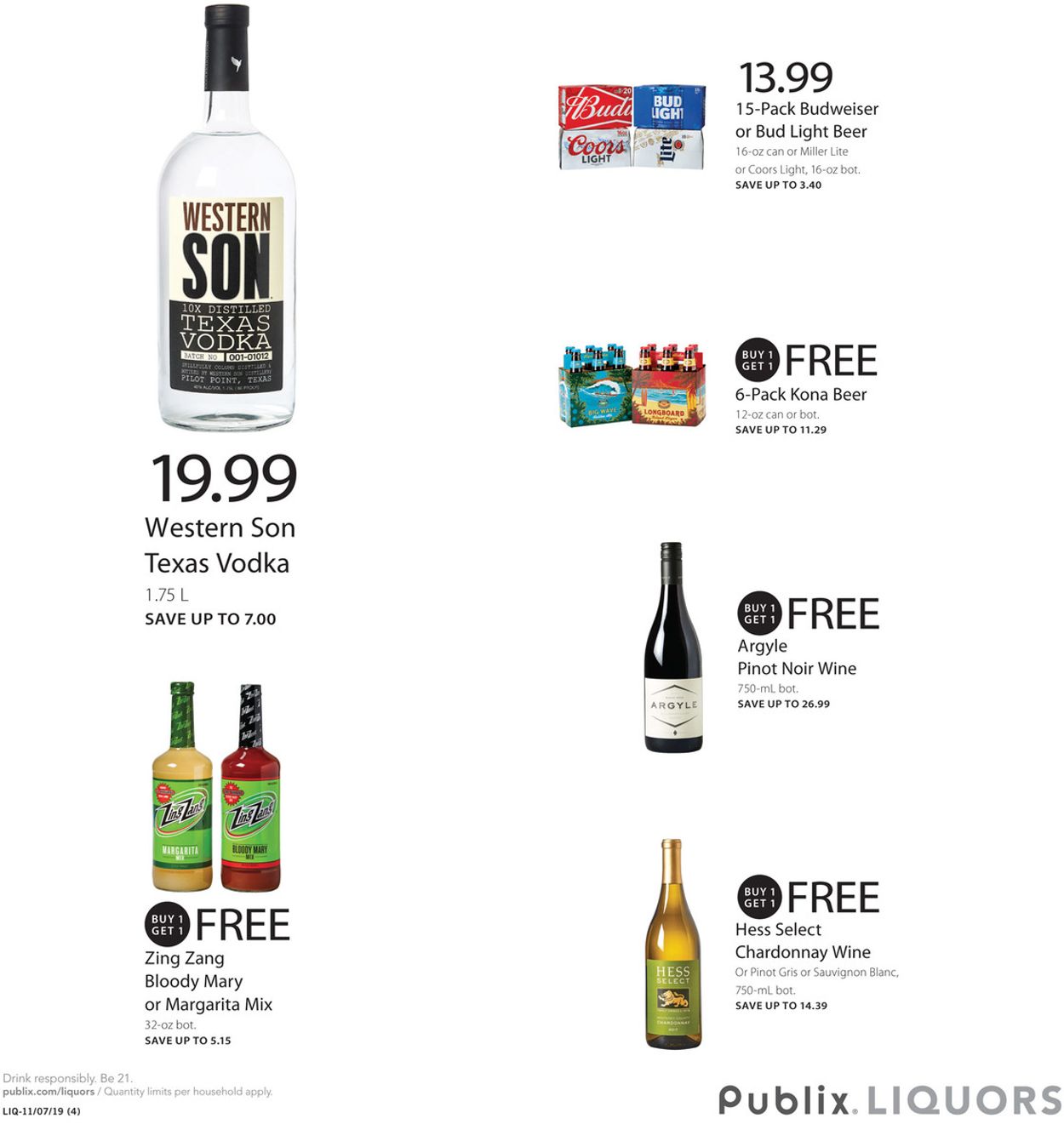 Publix Ad from 11/07/2019