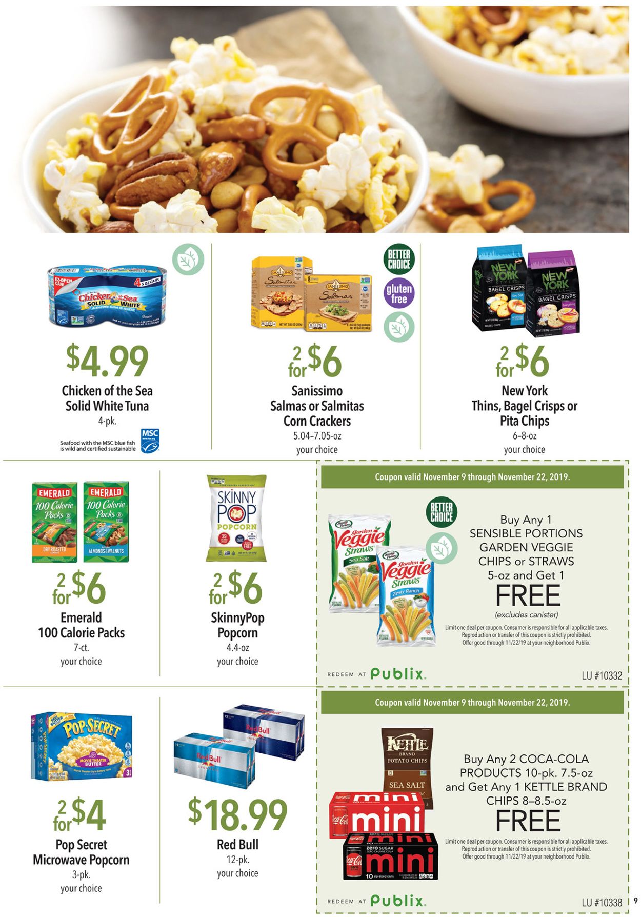Publix Ad from 11/09/2019