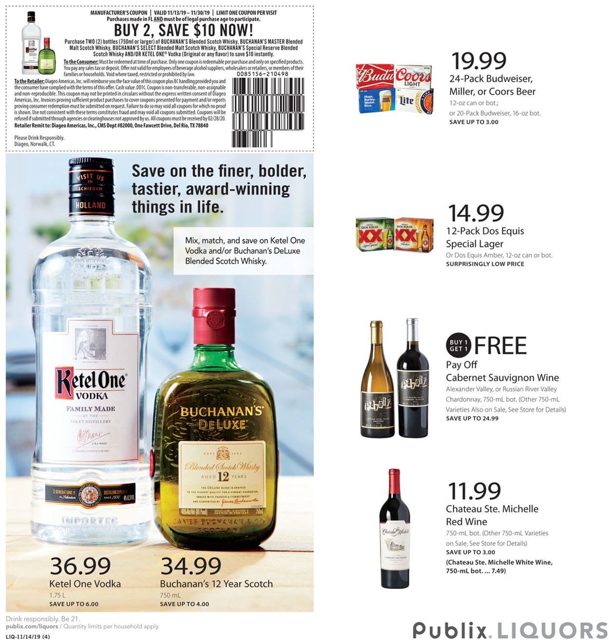 Publix Ad from 11/14/2019