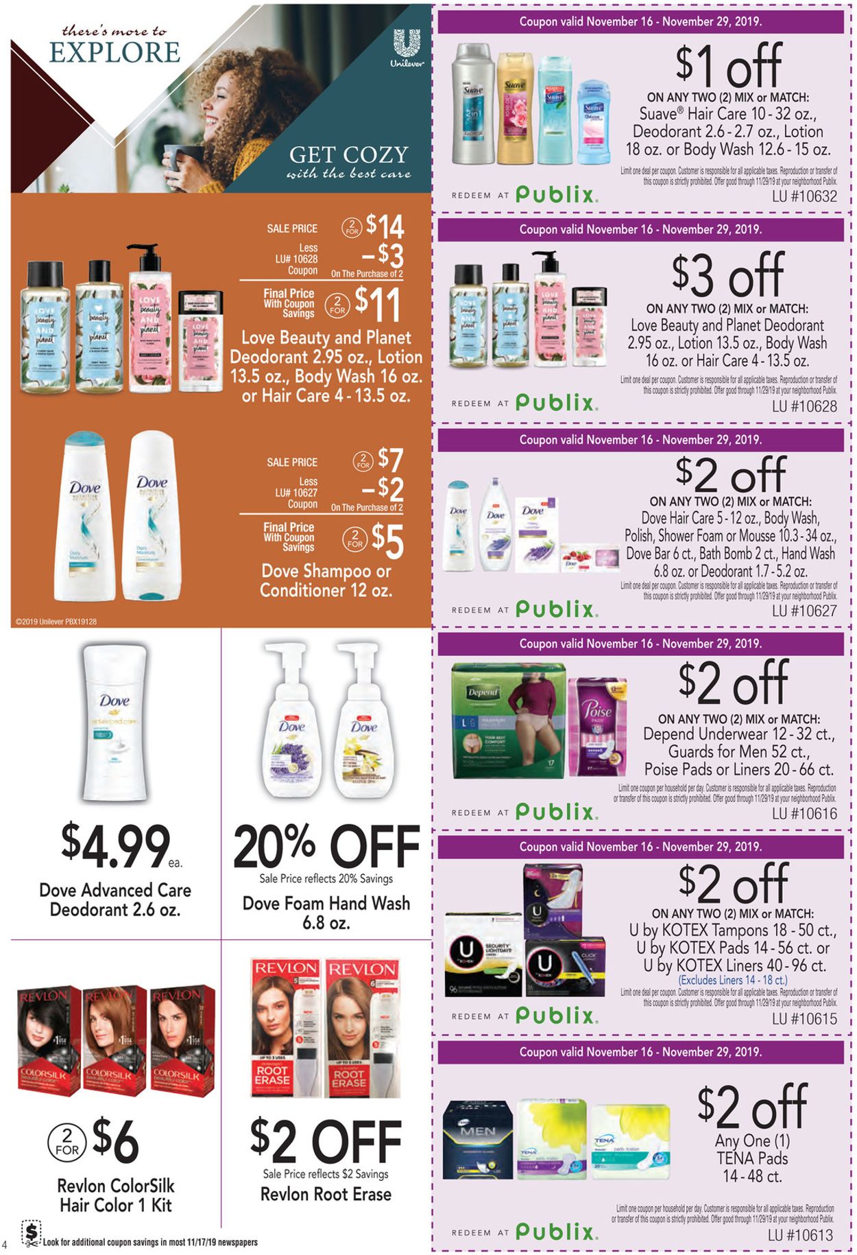 Publix Ad from 11/16/2019