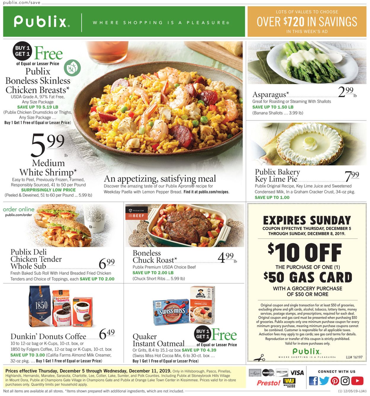Publix Ad from 12/05/2019