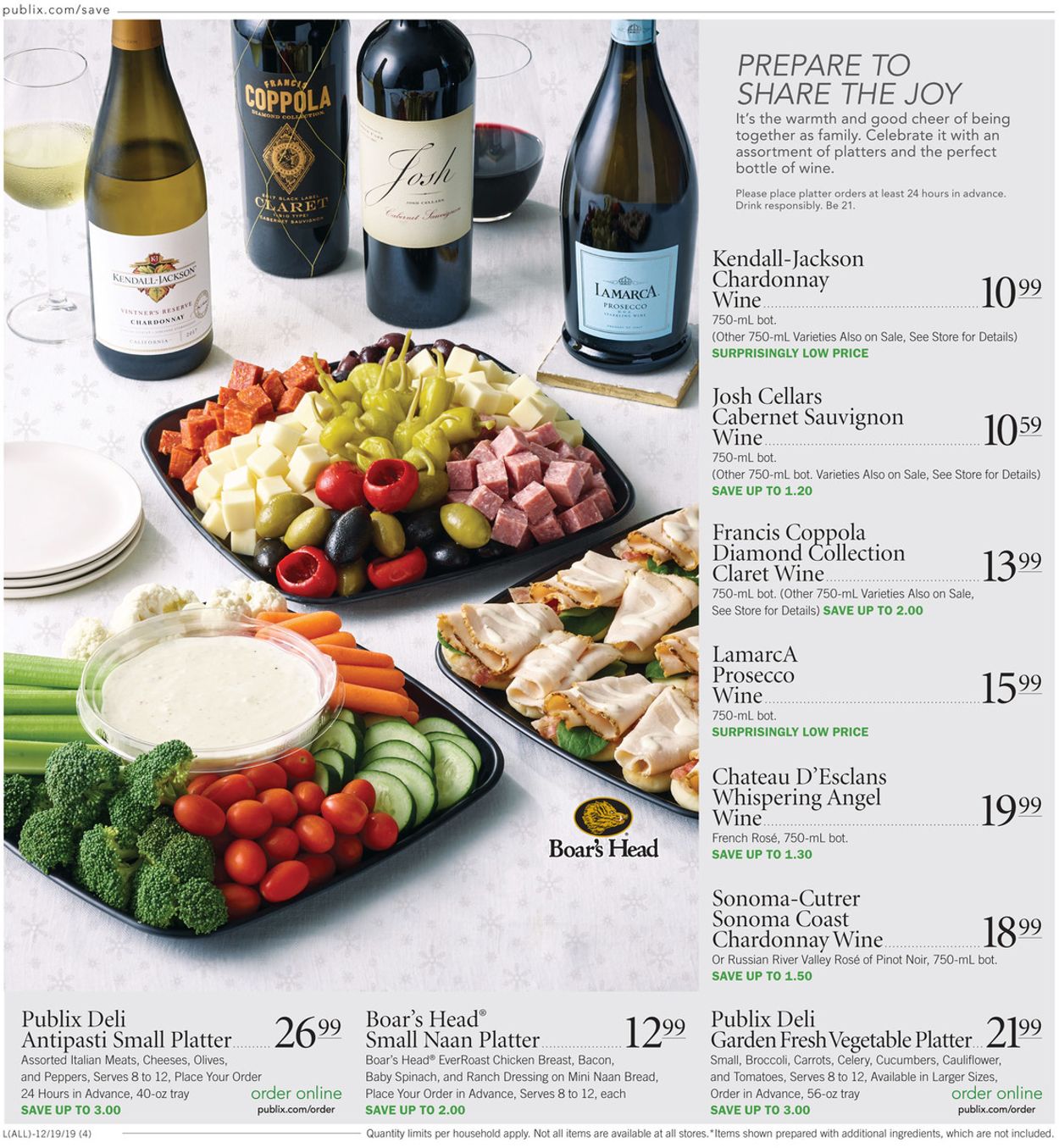Publix Ad from 12/19/2019