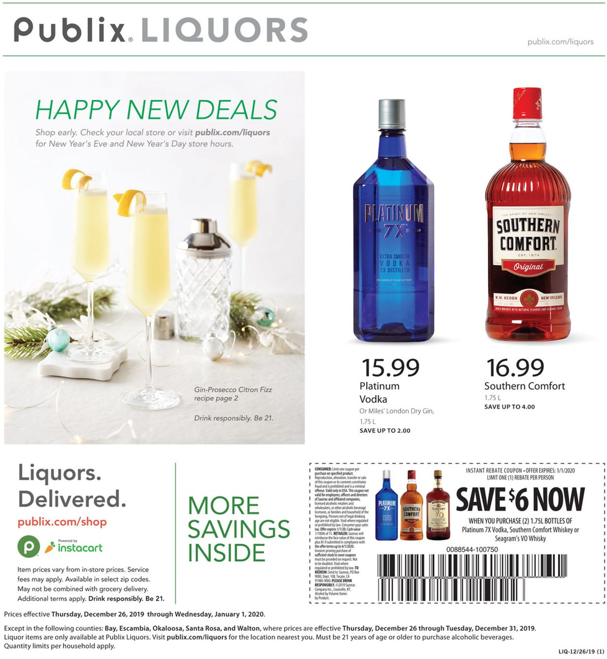 Publix Ad from 12/26/2019