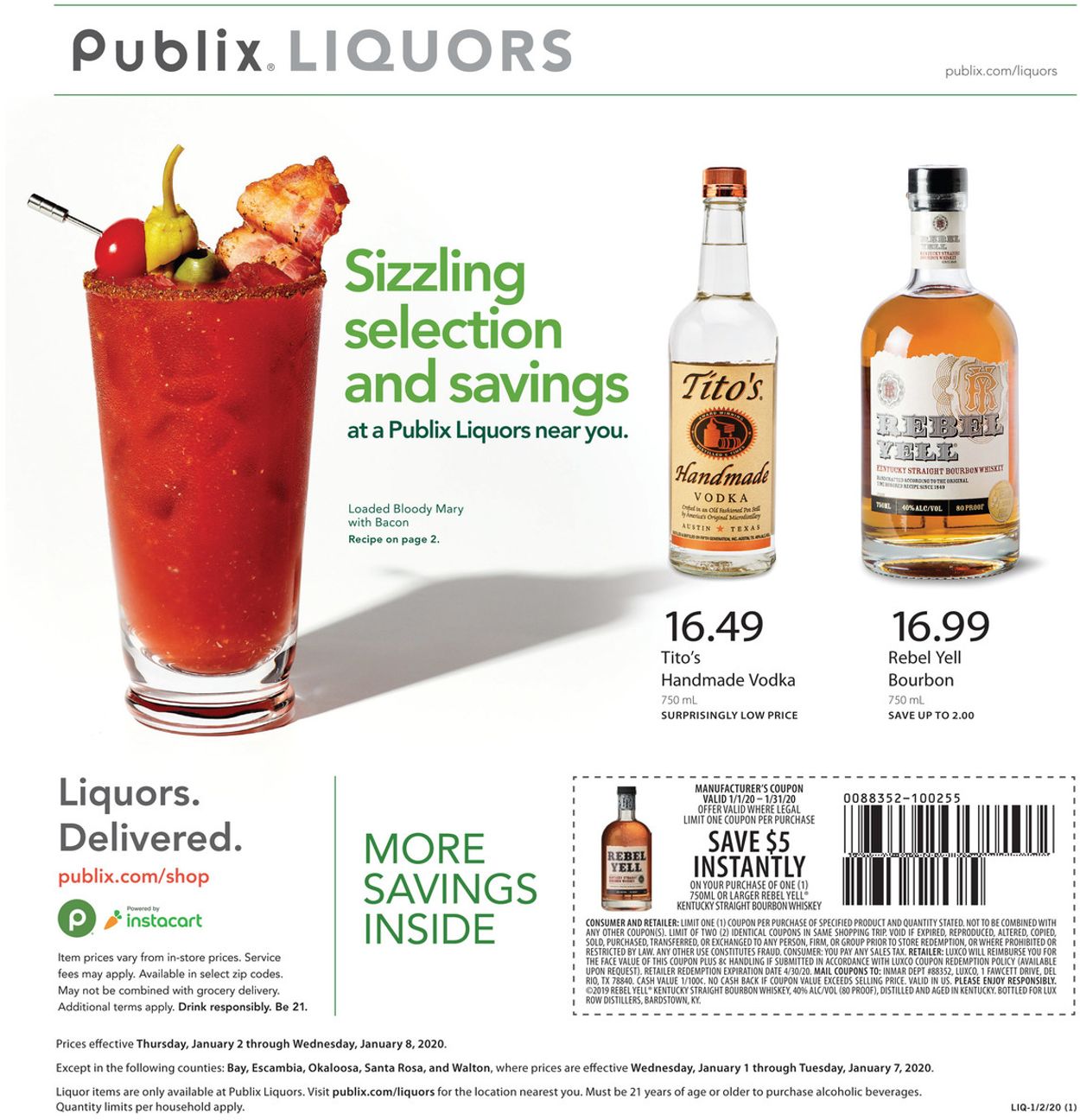 Publix Ad from 01/02/2020