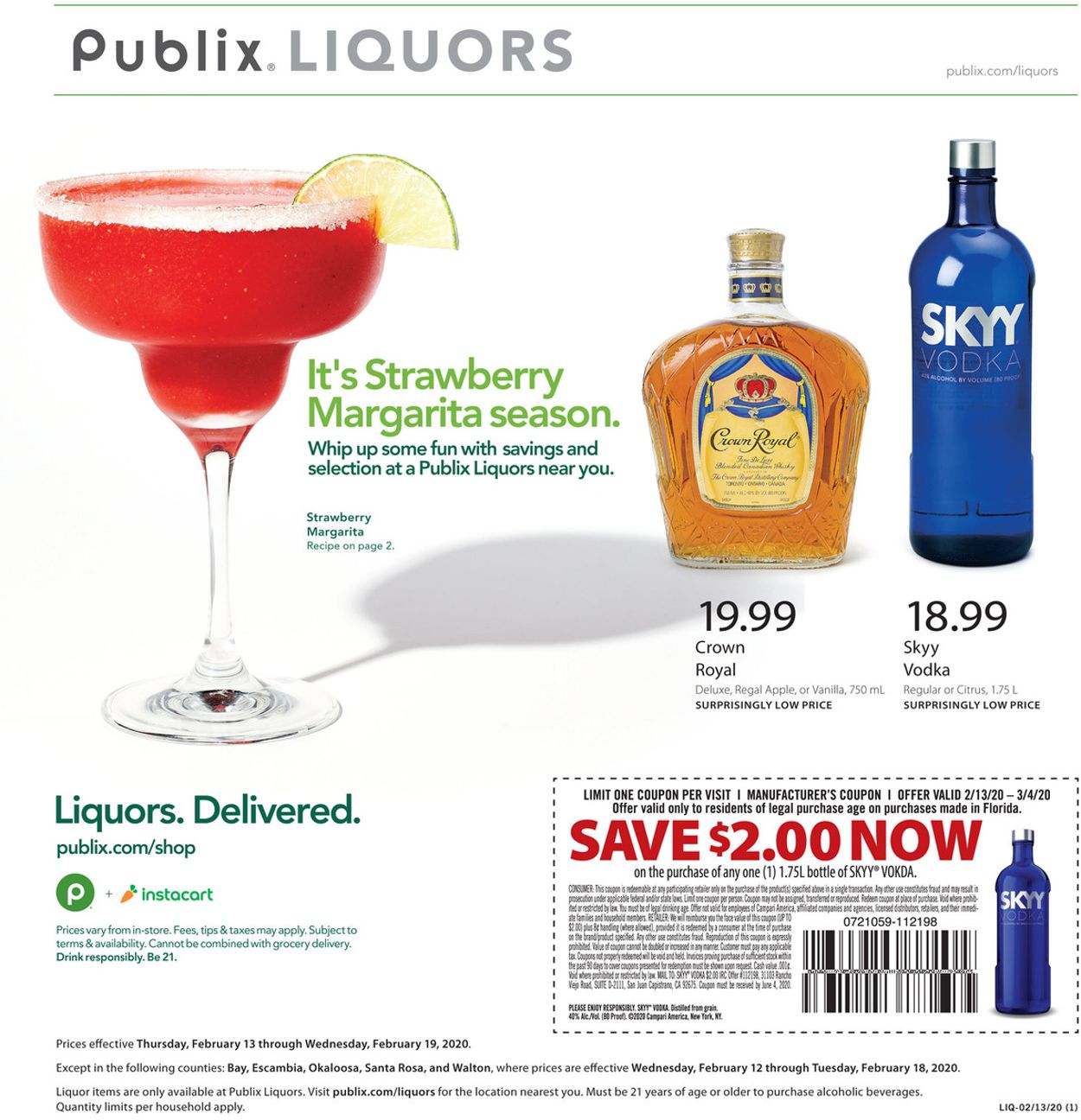 Publix Ad from 02/13/2020