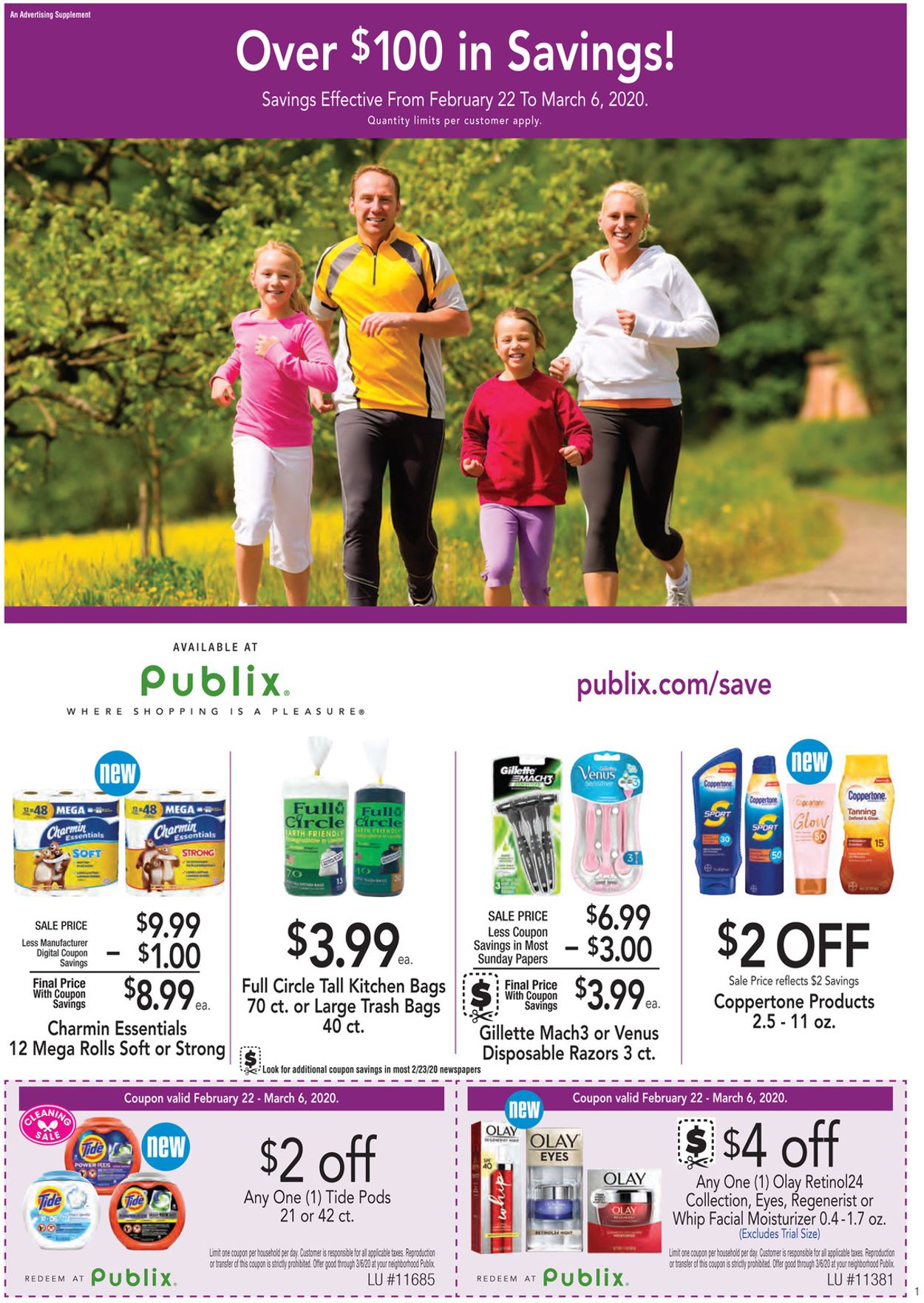 Publix Ad from 02/22/2020