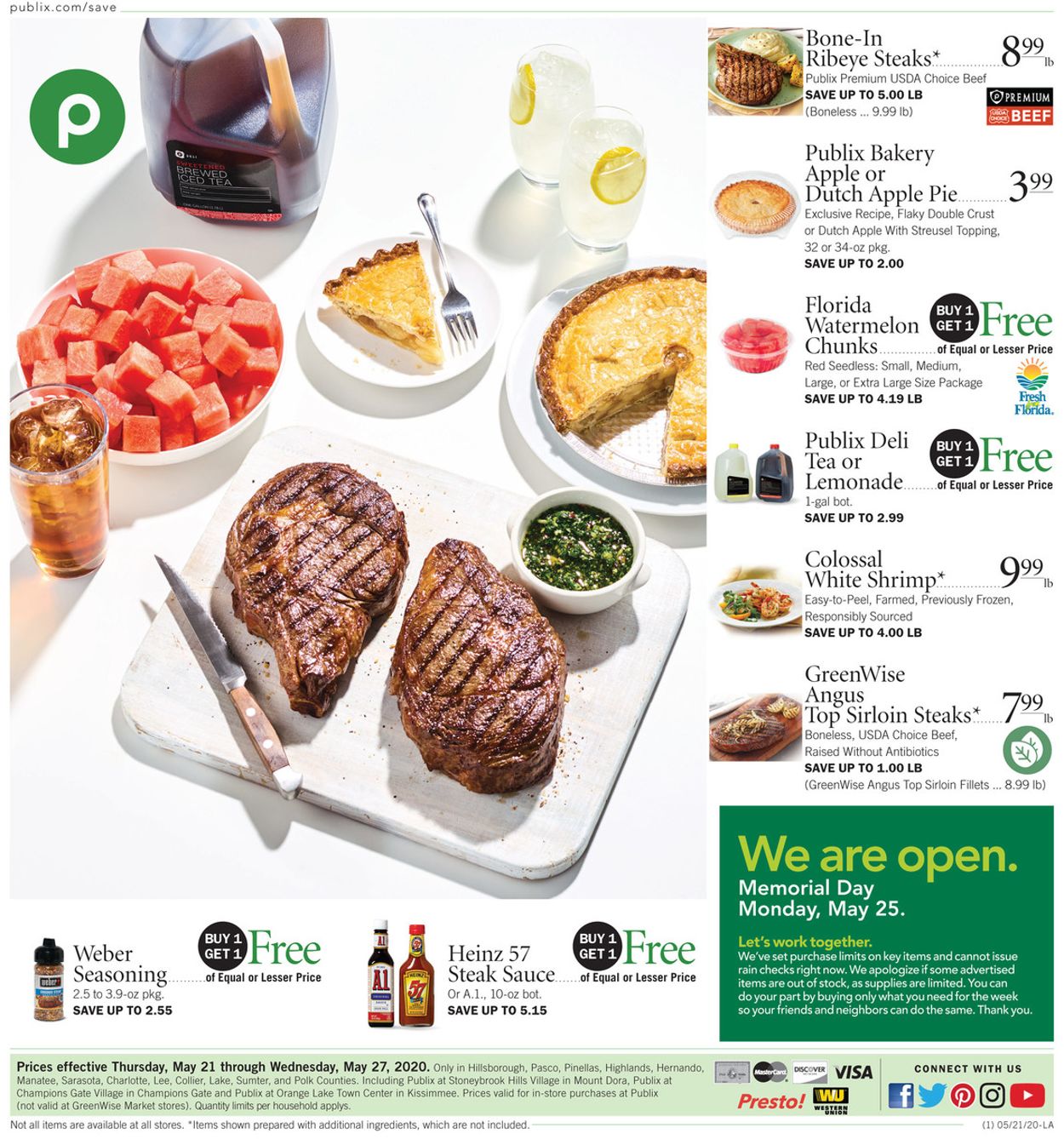 Publix Ad from 05/21/2020
