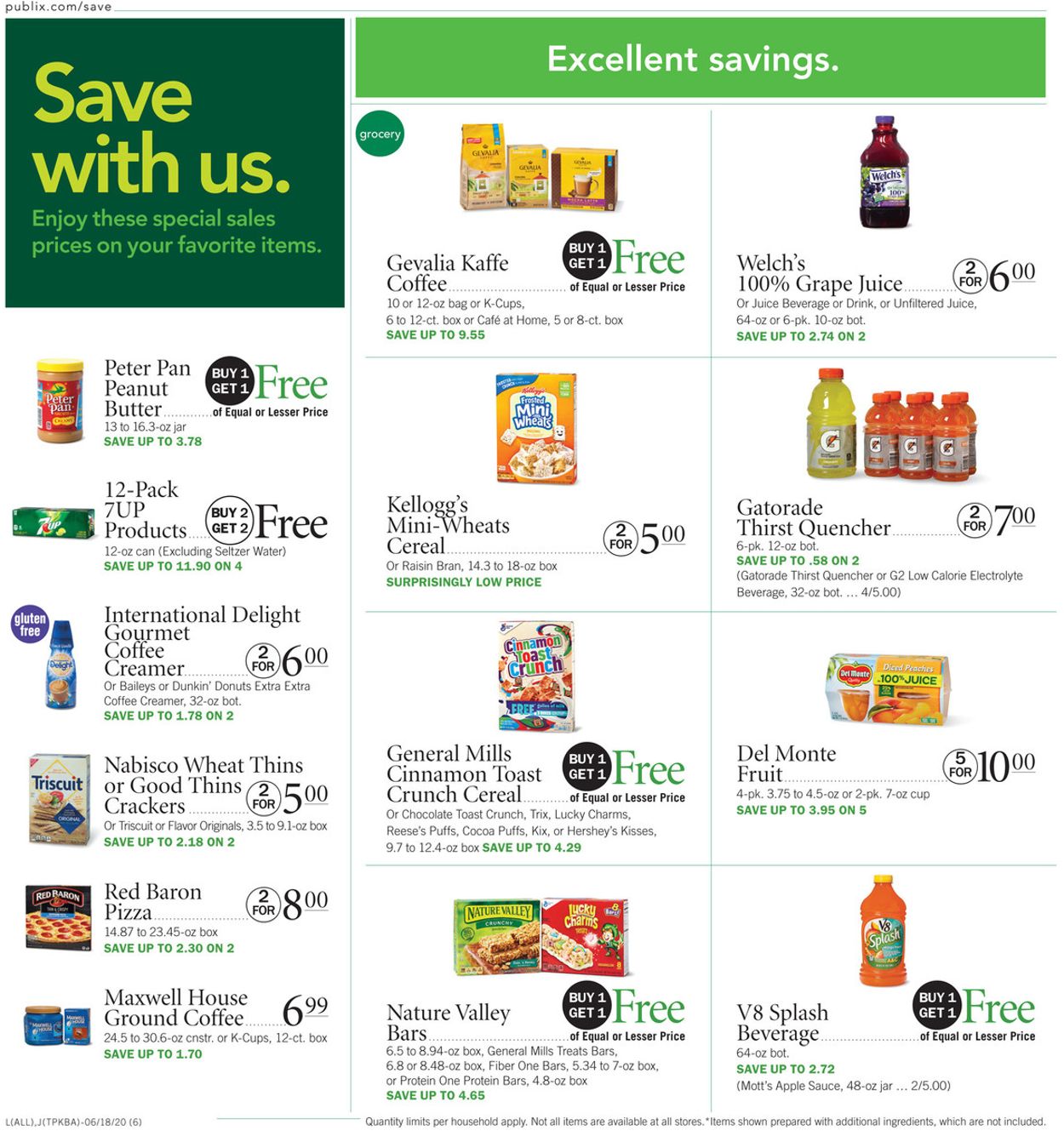 Publix Ad from 06/18/2020
