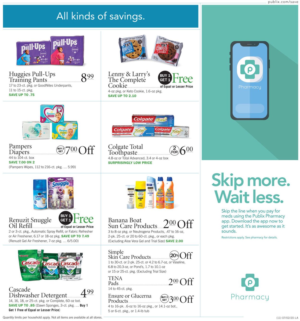 Publix Ad from 07/02/2020