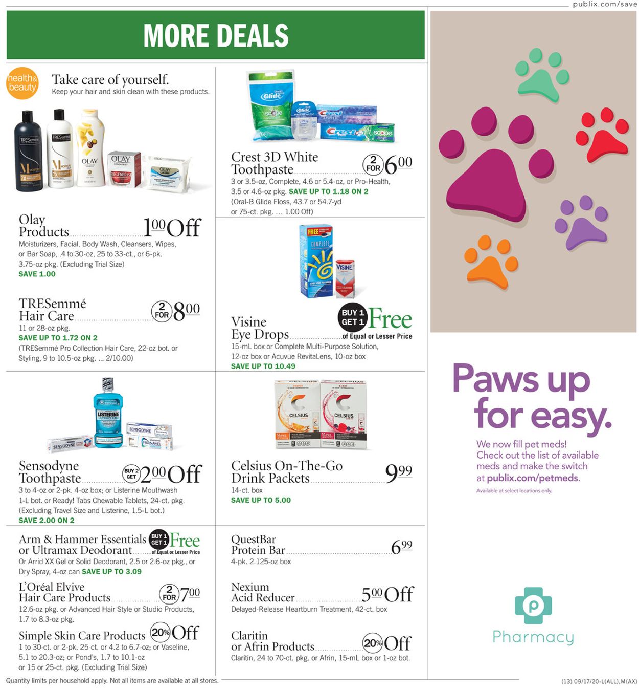 Publix Ad from 09/17/2020