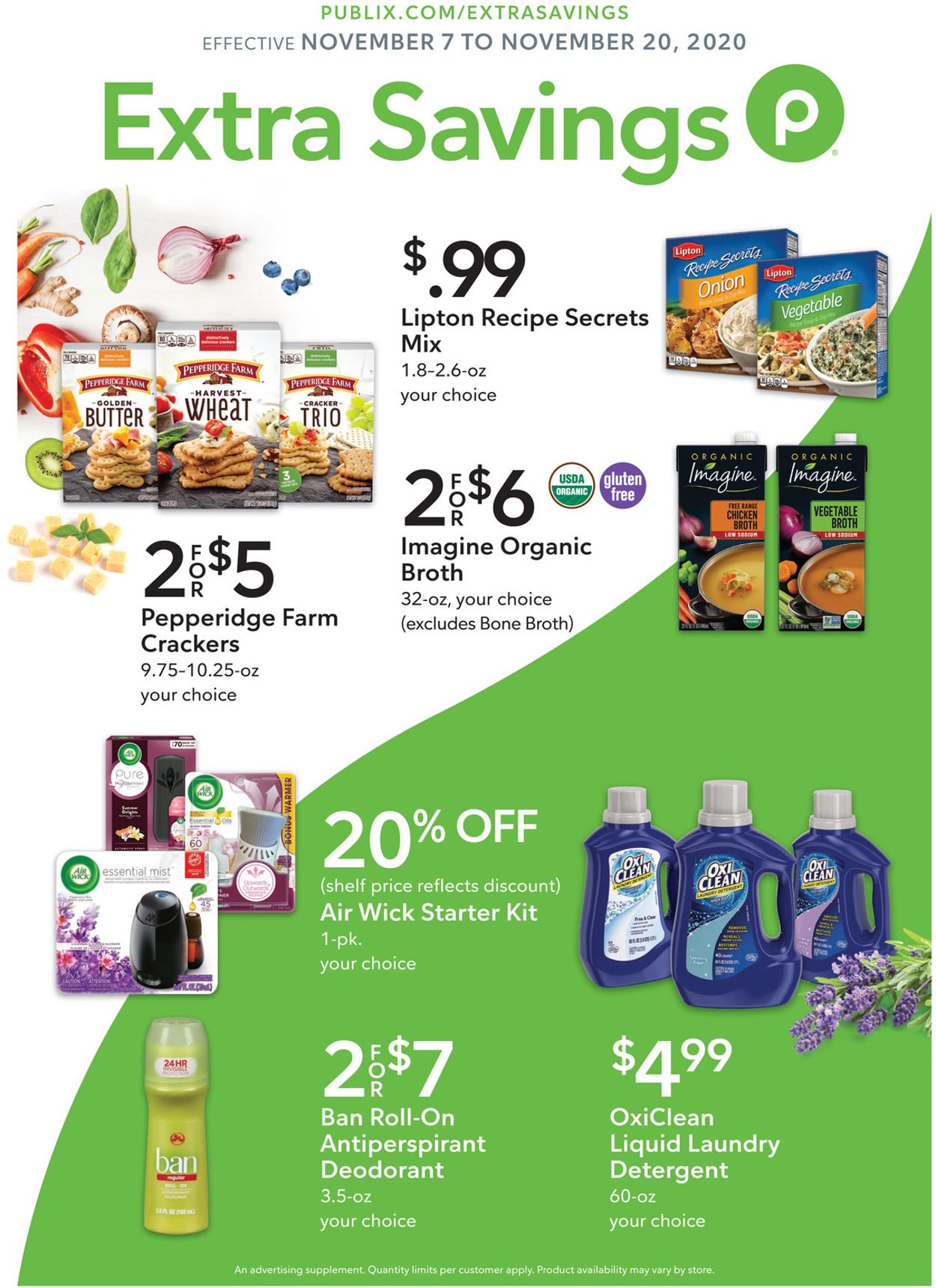 Publix Ad from 11/07/2020