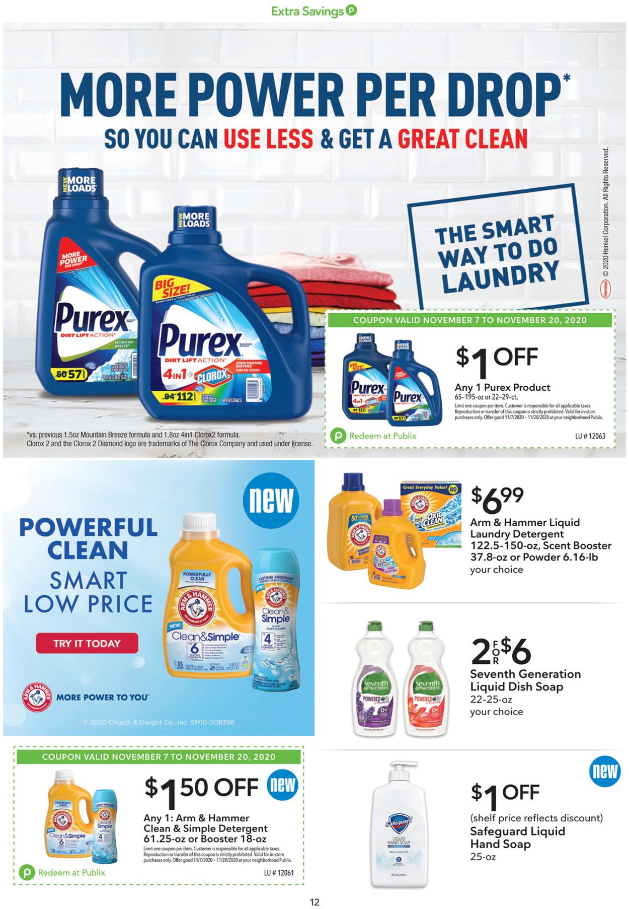 Publix Ad from 11/07/2020