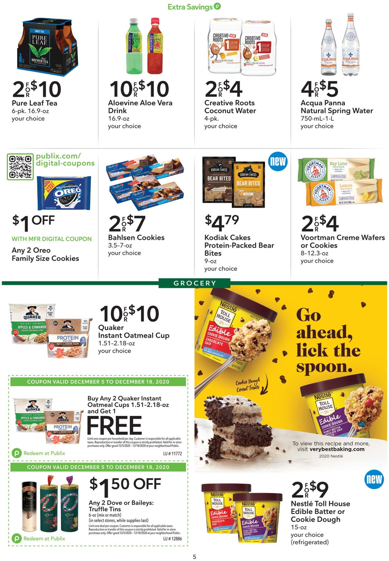 Publix Ad from 12/05/2020