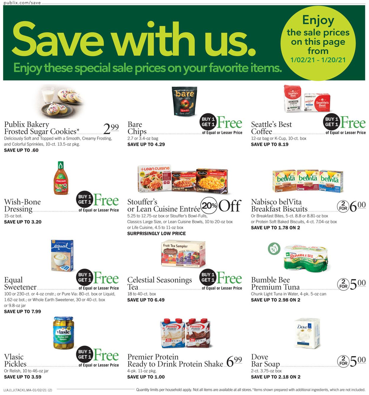 Publix Ad from 01/07/2021
