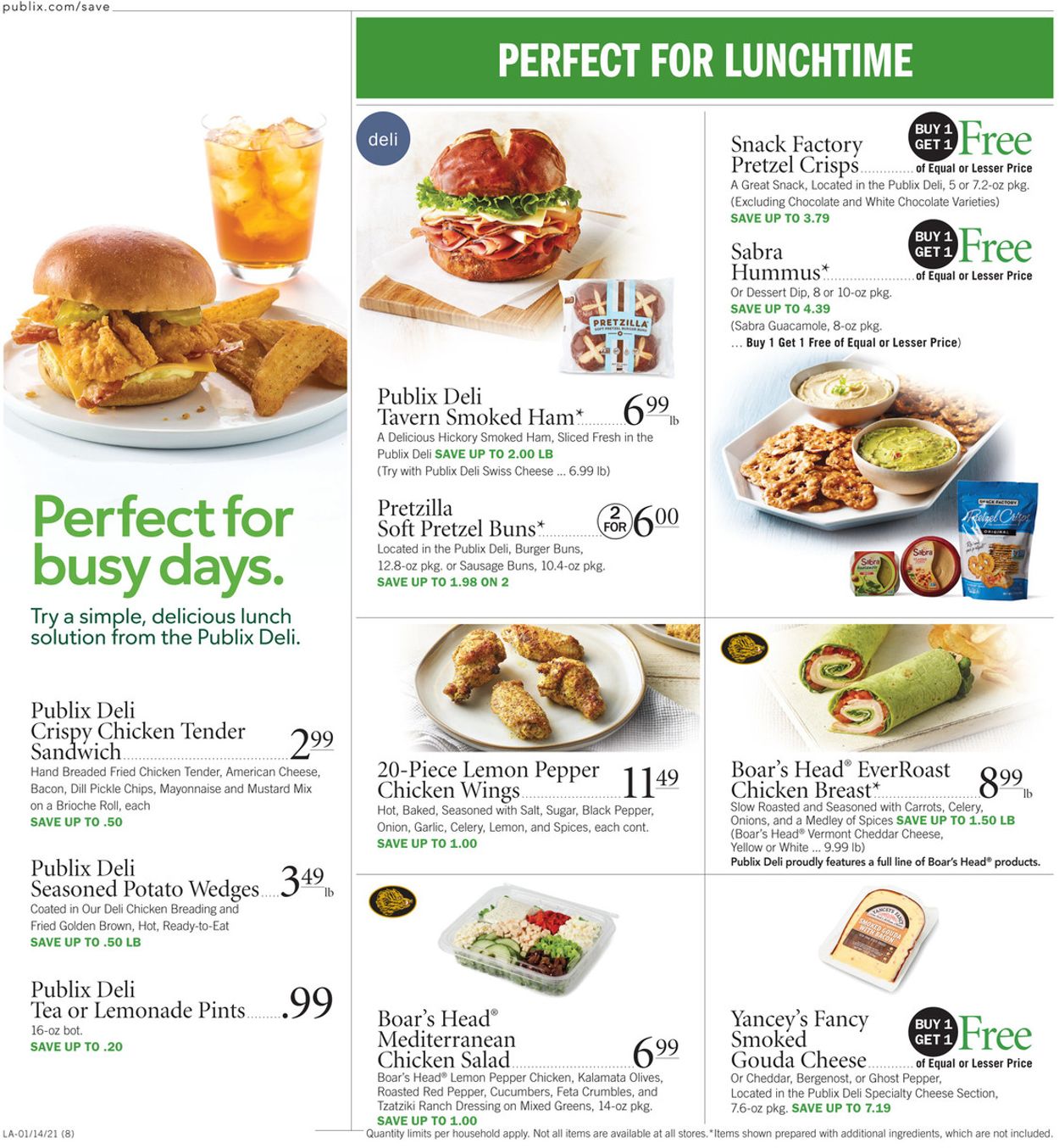 Publix Ad from 01/14/2021