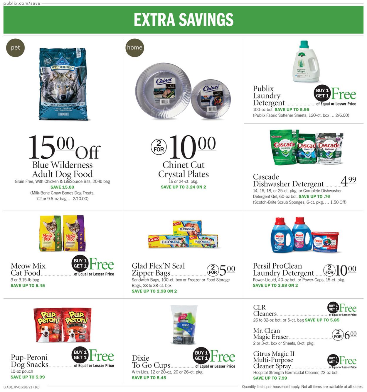 Publix Ad from 01/28/2021