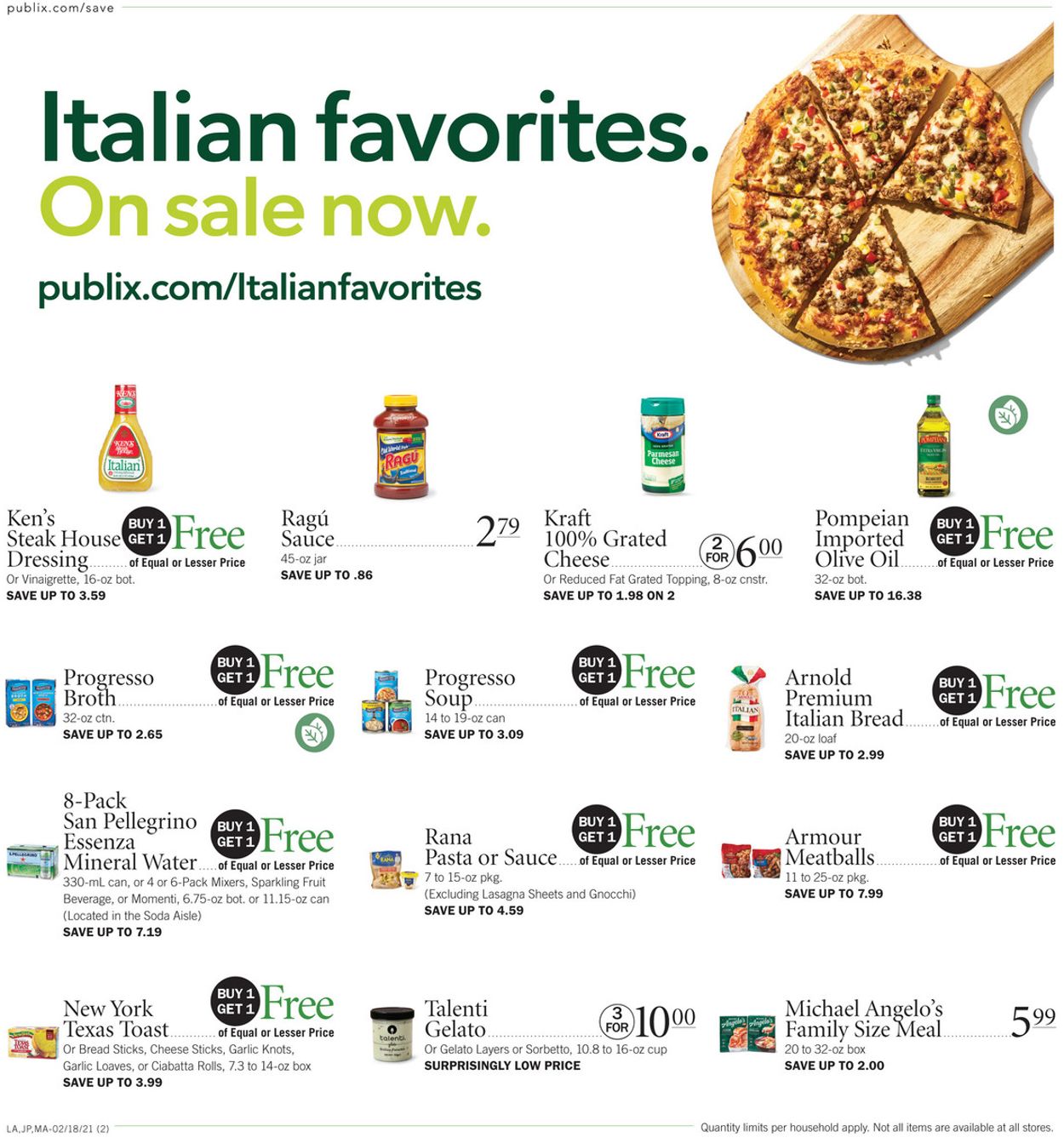 Publix Ad from 02/18/2021