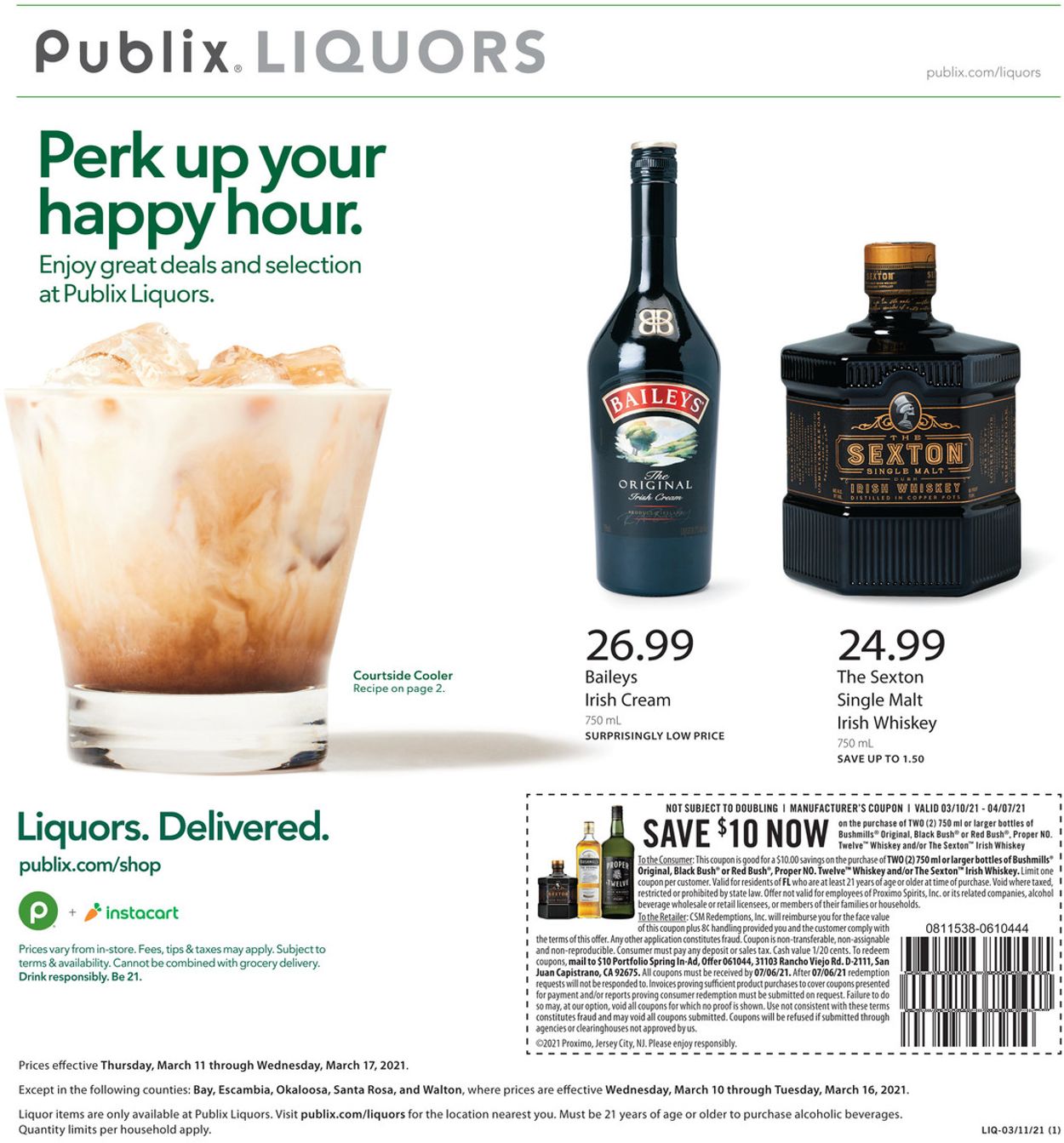 Publix Ad from 03/11/2021