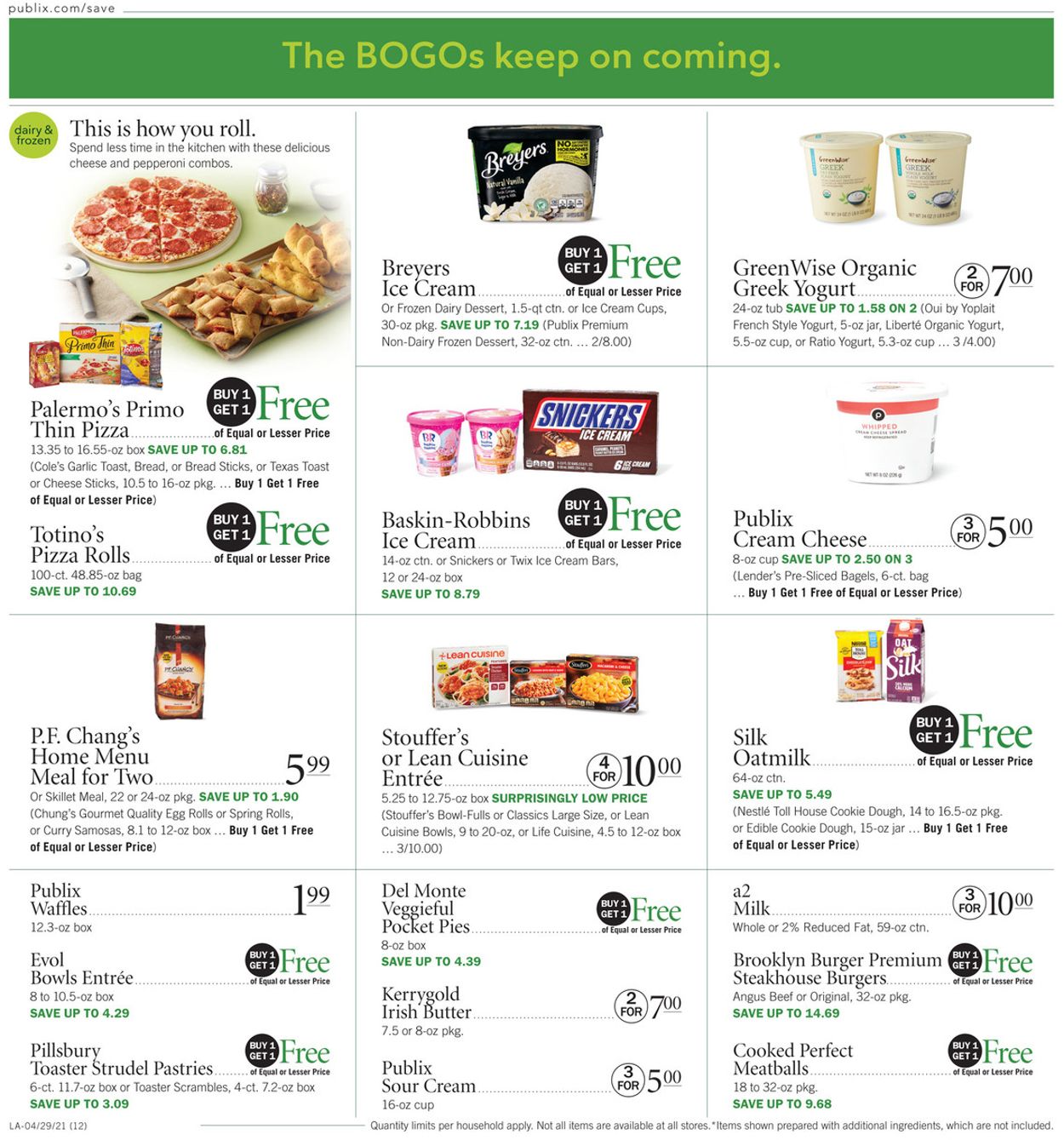 Publix Ad from 04/29/2021