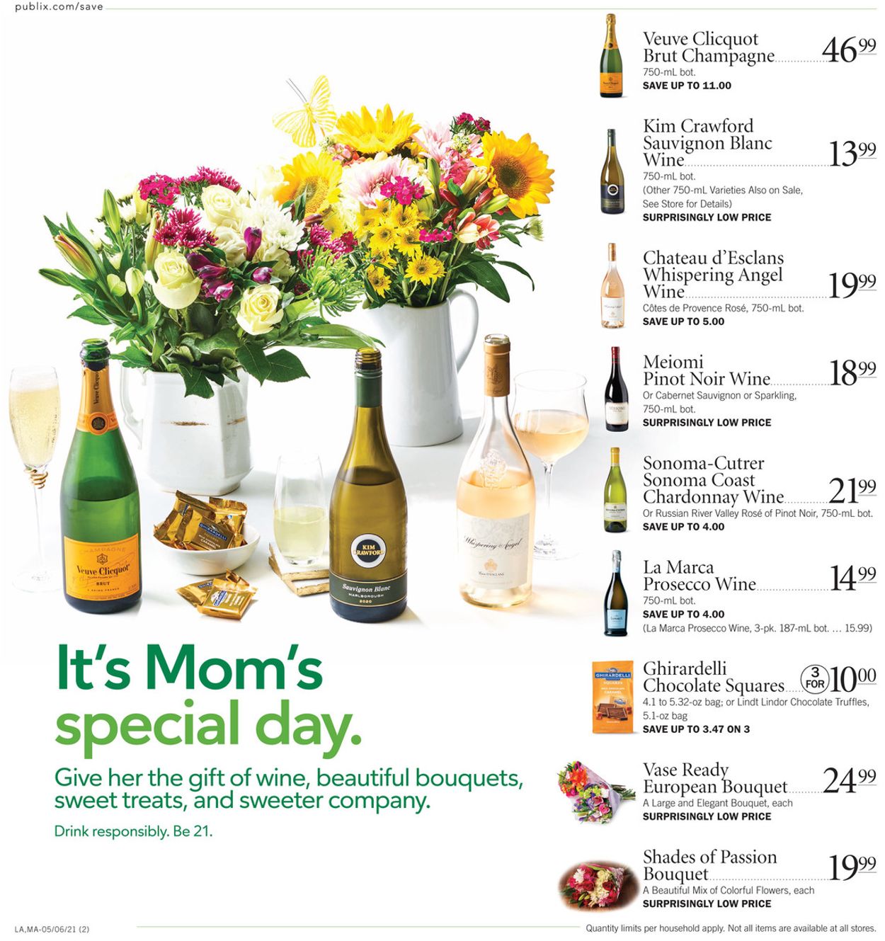Publix Ad from 05/06/2021
