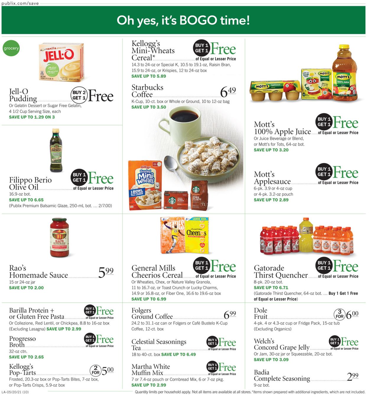 Publix Ad from 05/20/2021