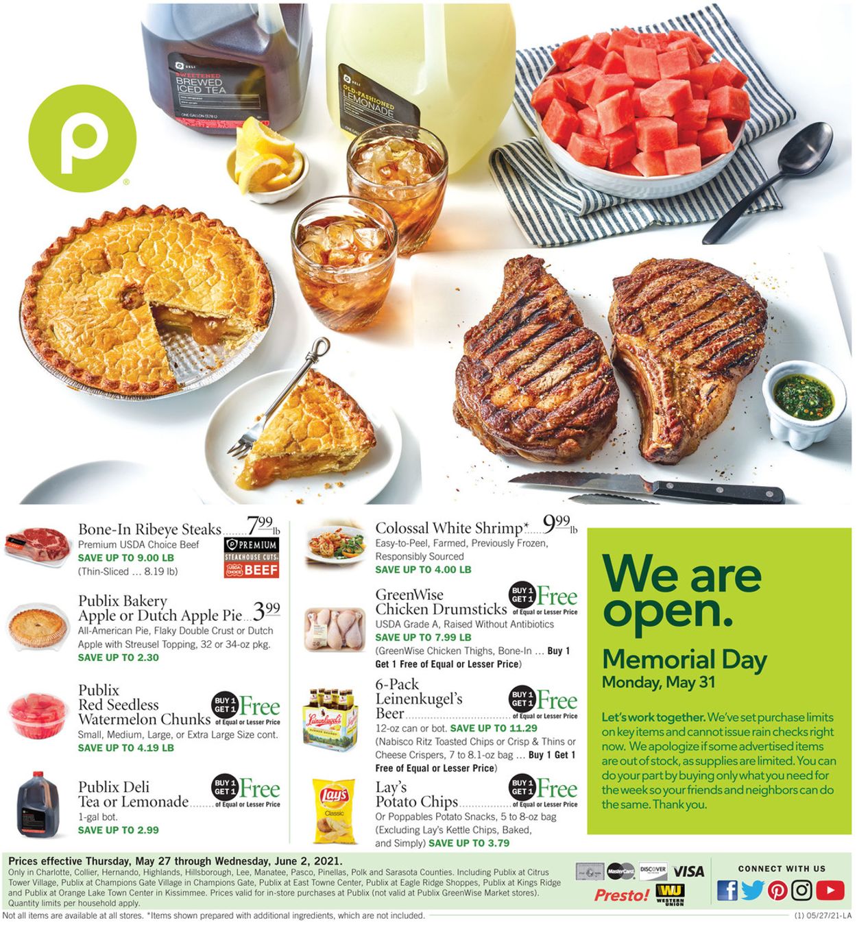 Publix Ad from 05/27/2021