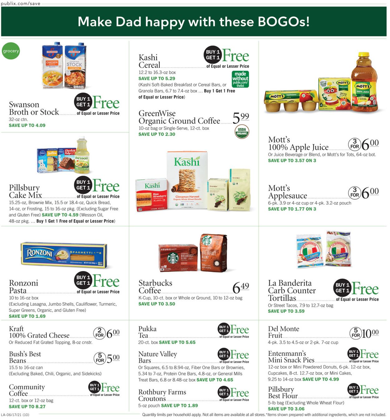 Publix Ad from 06/17/2021