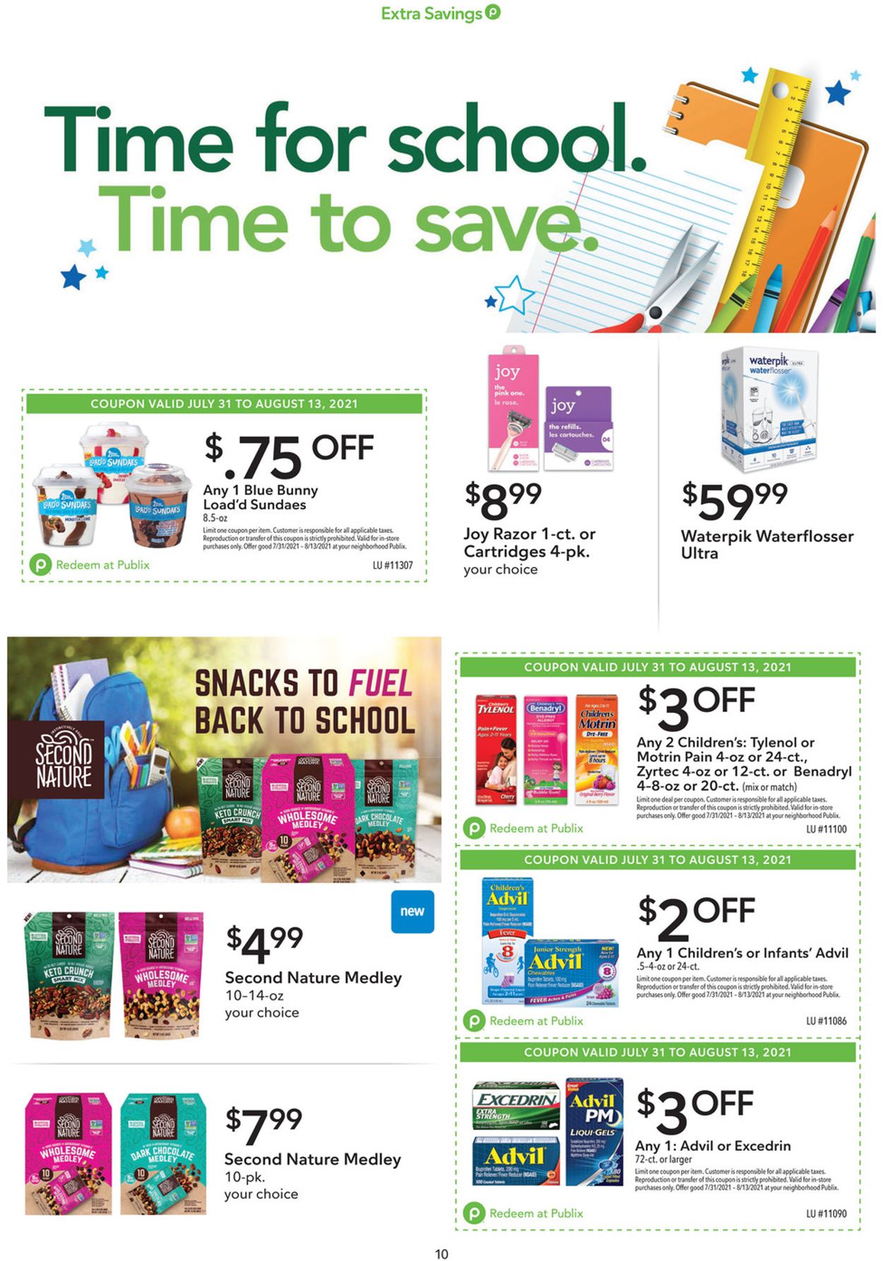 Publix Ad from 07/31/2021