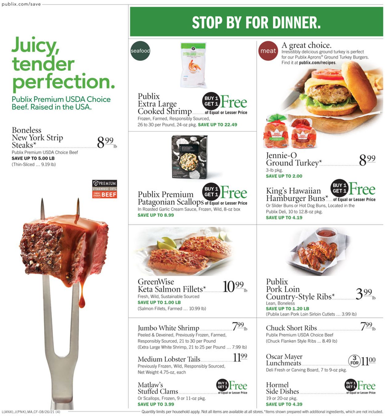 Publix Ad from 08/26/2021