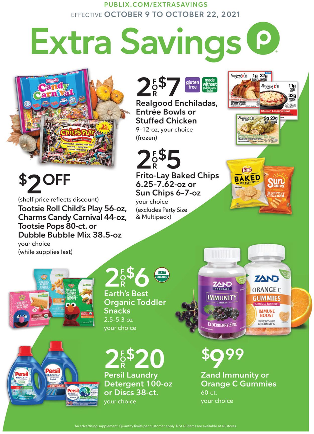 Publix Ad from 10/09/2021