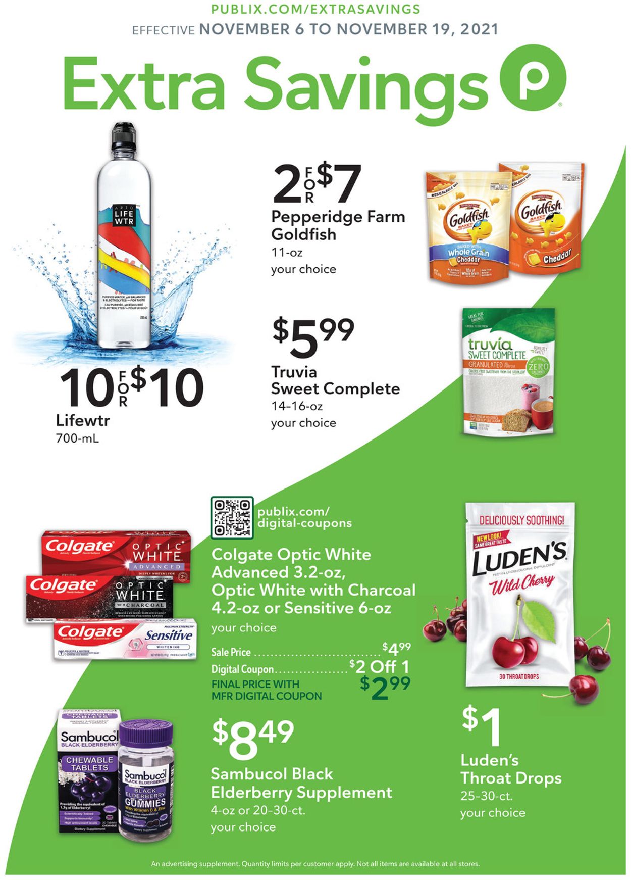 Publix Ad from 11/06/2021