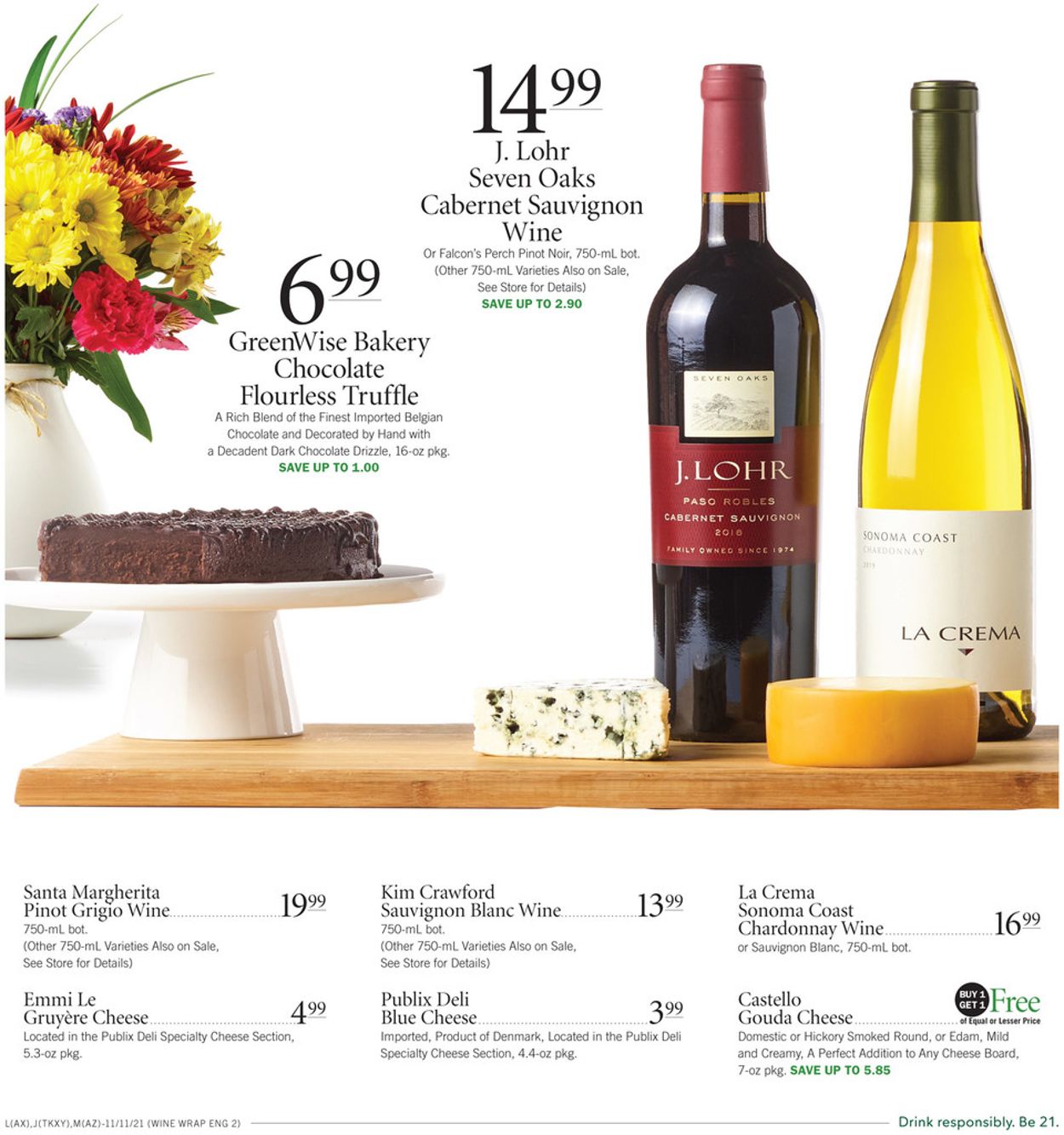 Publix Ad from 11/11/2021