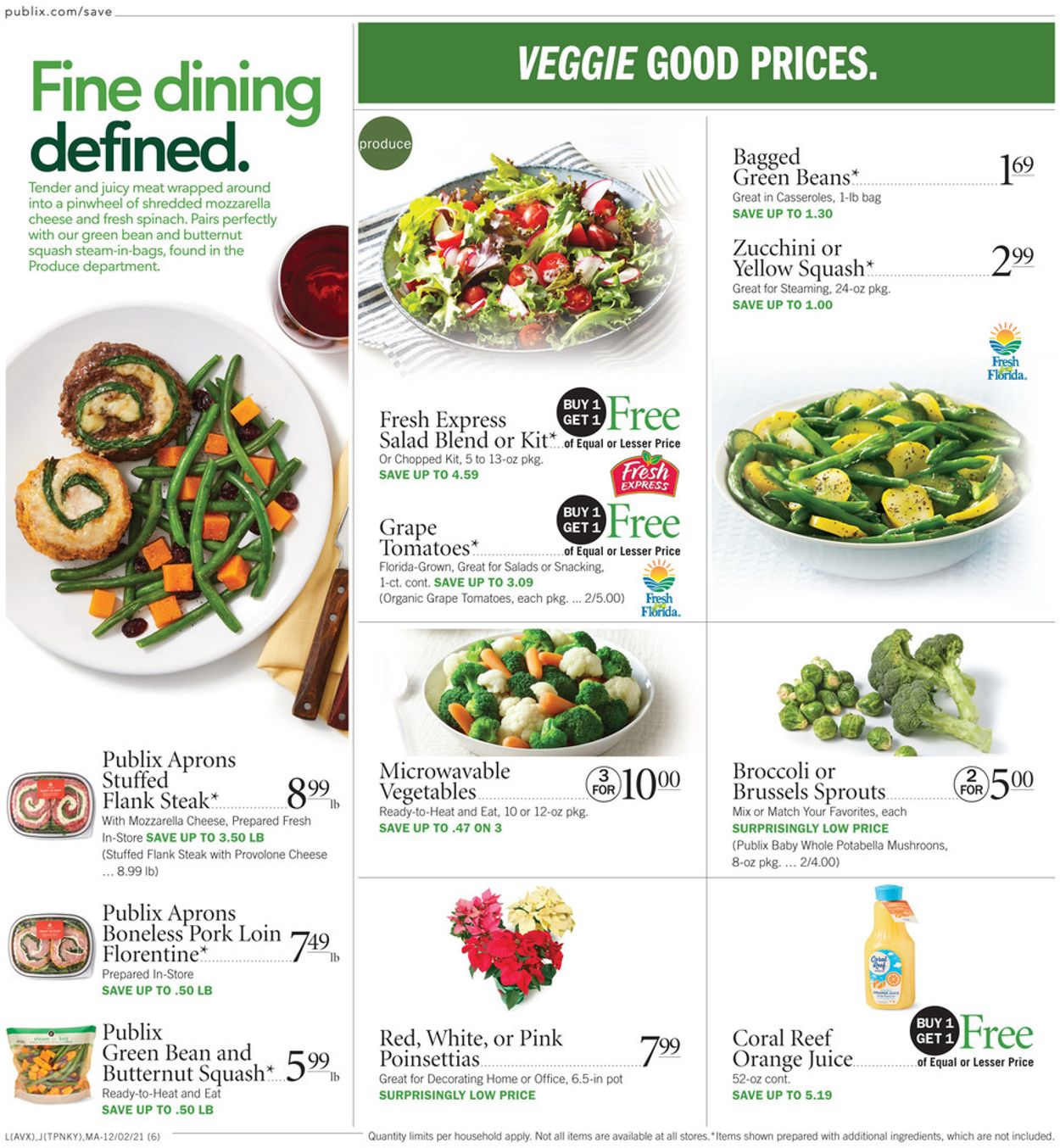 Publix Ad from 12/02/2021