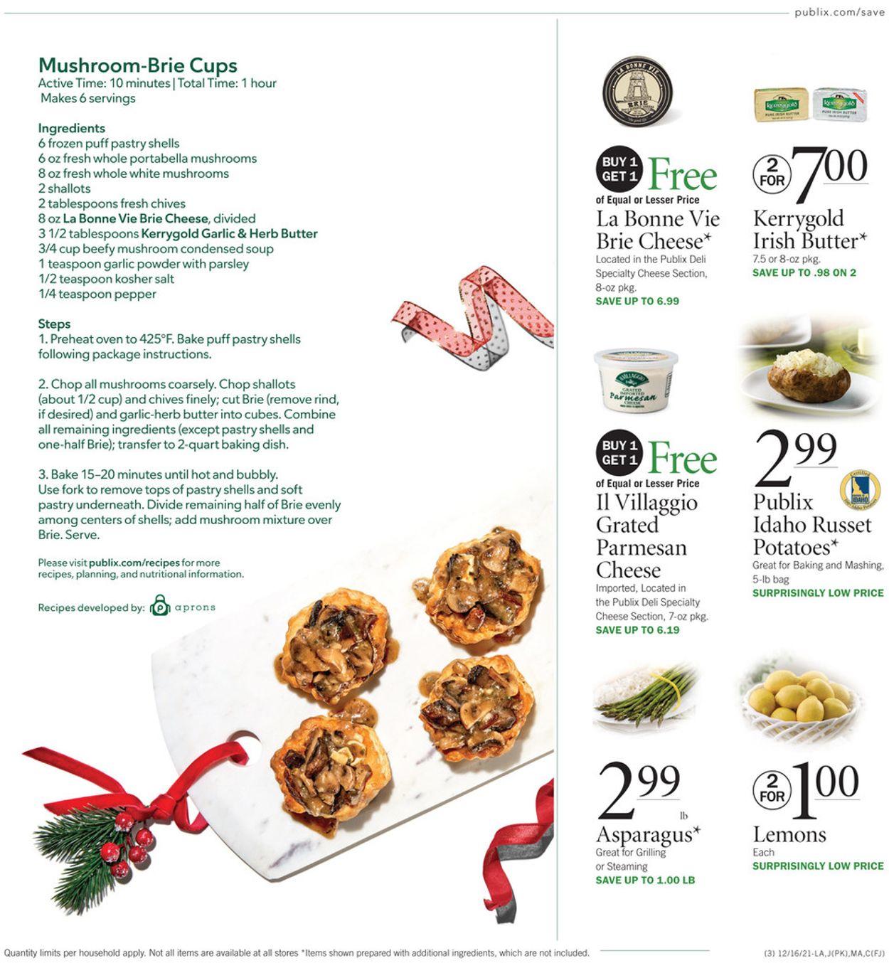 Publix Ad from 12/16/2021