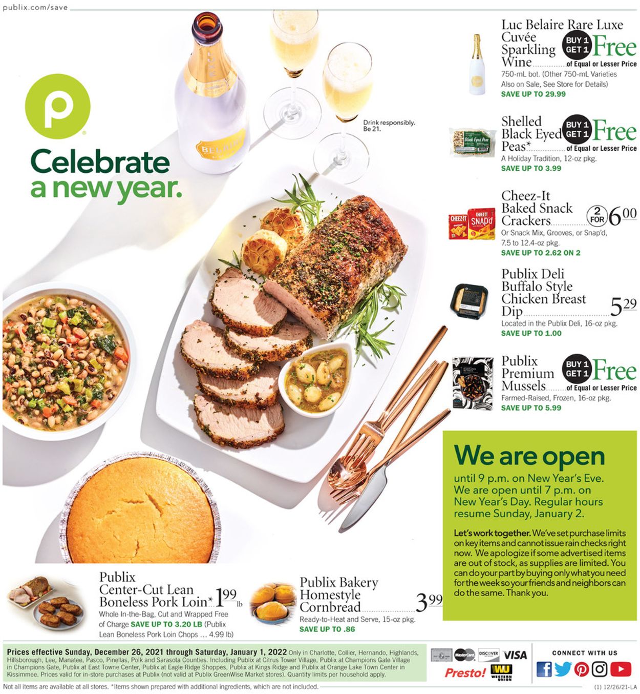 Publix Ad from 12/26/2021