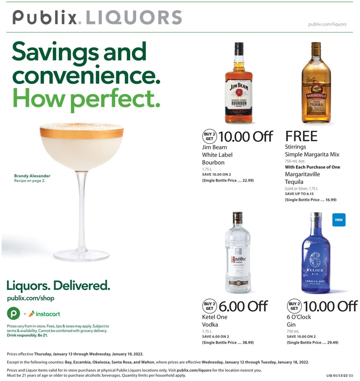 Publix Ad from 01/13/2022