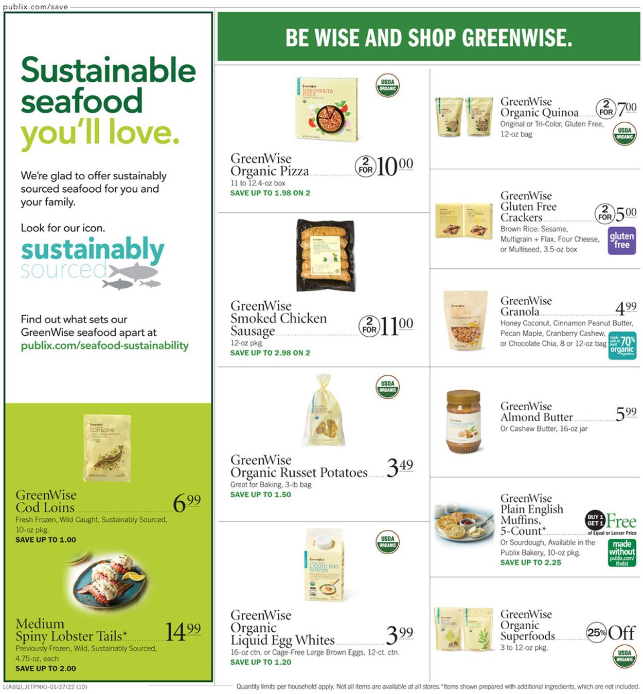 Publix Ad from 01/27/2022