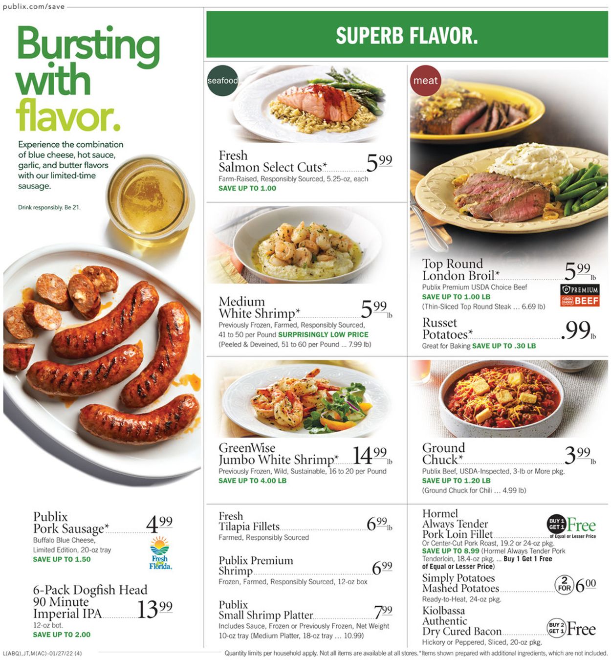 Publix Ad from 01/27/2022